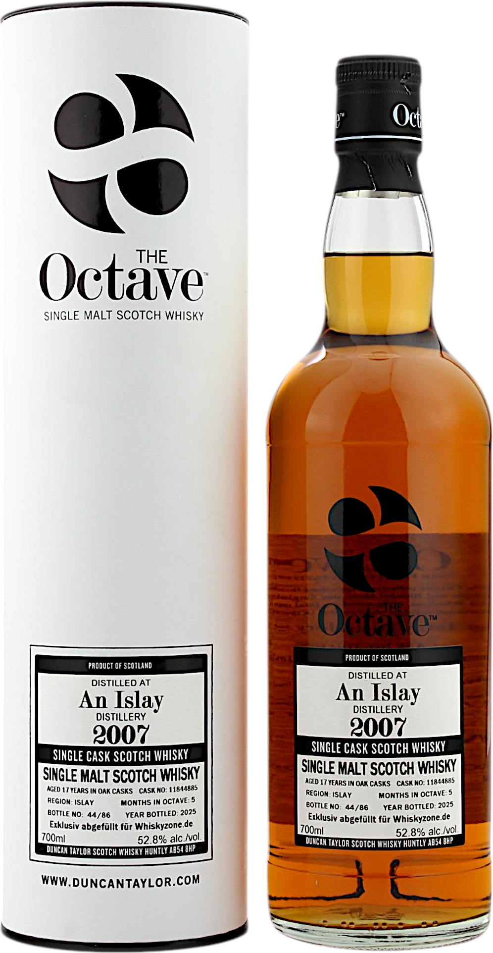 An Islay Distillery 17 Jahre 2007/2025 Octave Single Cask Whiskyzone Exclusive 52.8% 0,7l