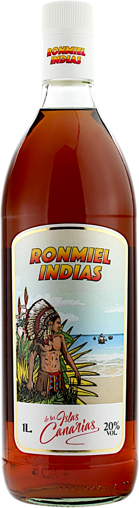 Ron Miel Indias Honig Rum Likör 20.0% 1 Liter