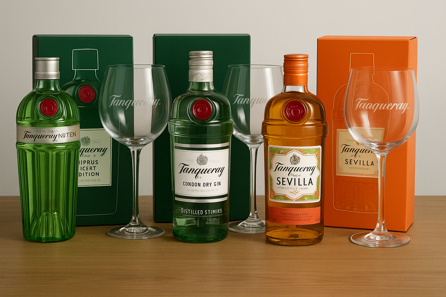 Dreifach genießen – Tanqueray Geschenksets mit Gratis Glas jetzt bei uns!