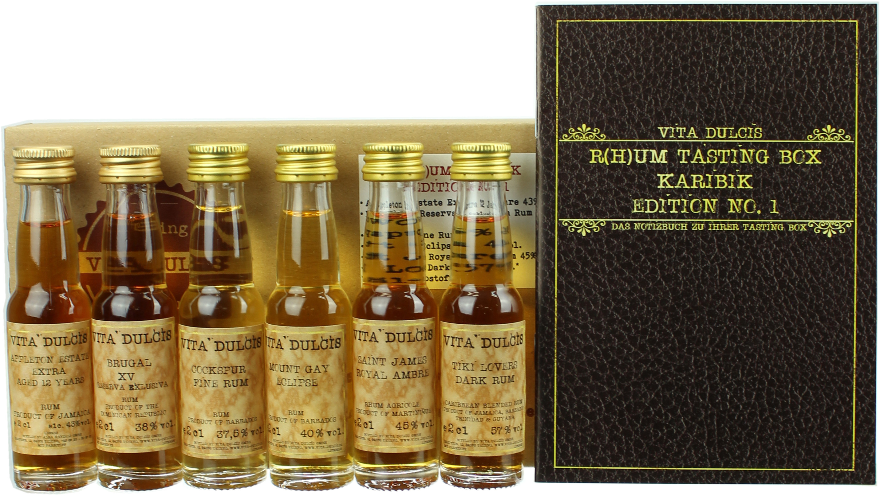 Rum Tasting-Box "Karibik" 43.4% 6x20ml