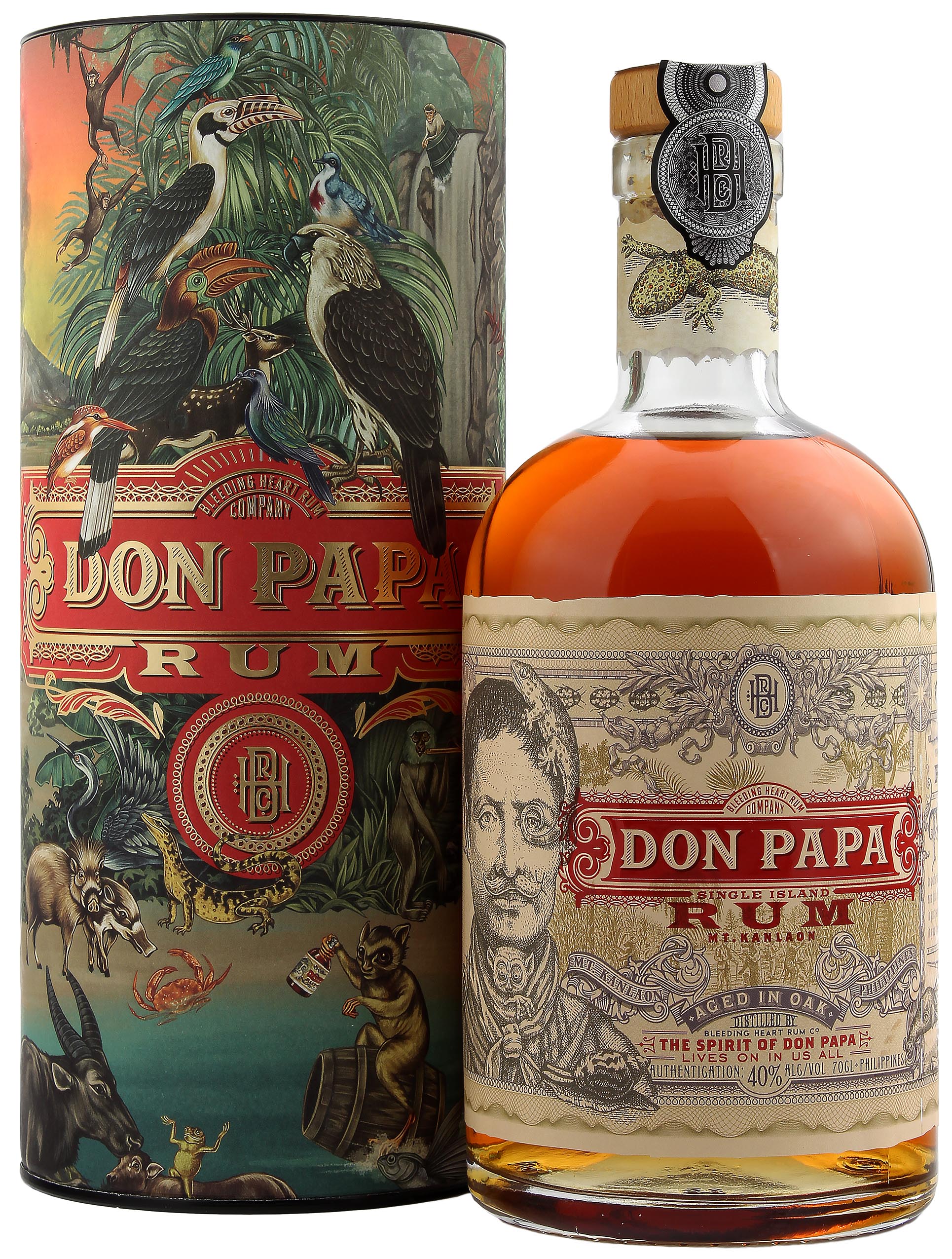 Don Papa Rum 7 Jahre Limited Edition Eco Canister 40.0% 0,7l