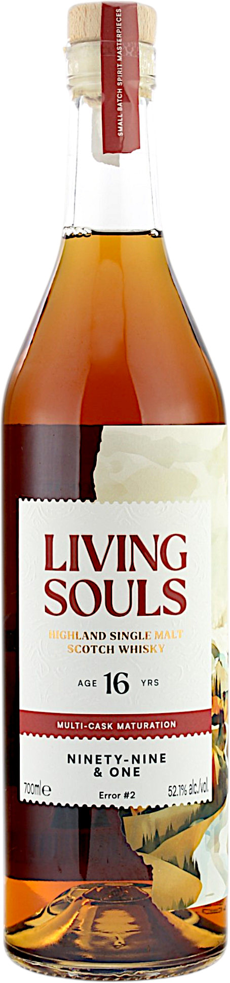 Living Souls 16 Jahre Ninety-Nine & One Error #2 52,1% Highland Single Malt Whisky 0,7l