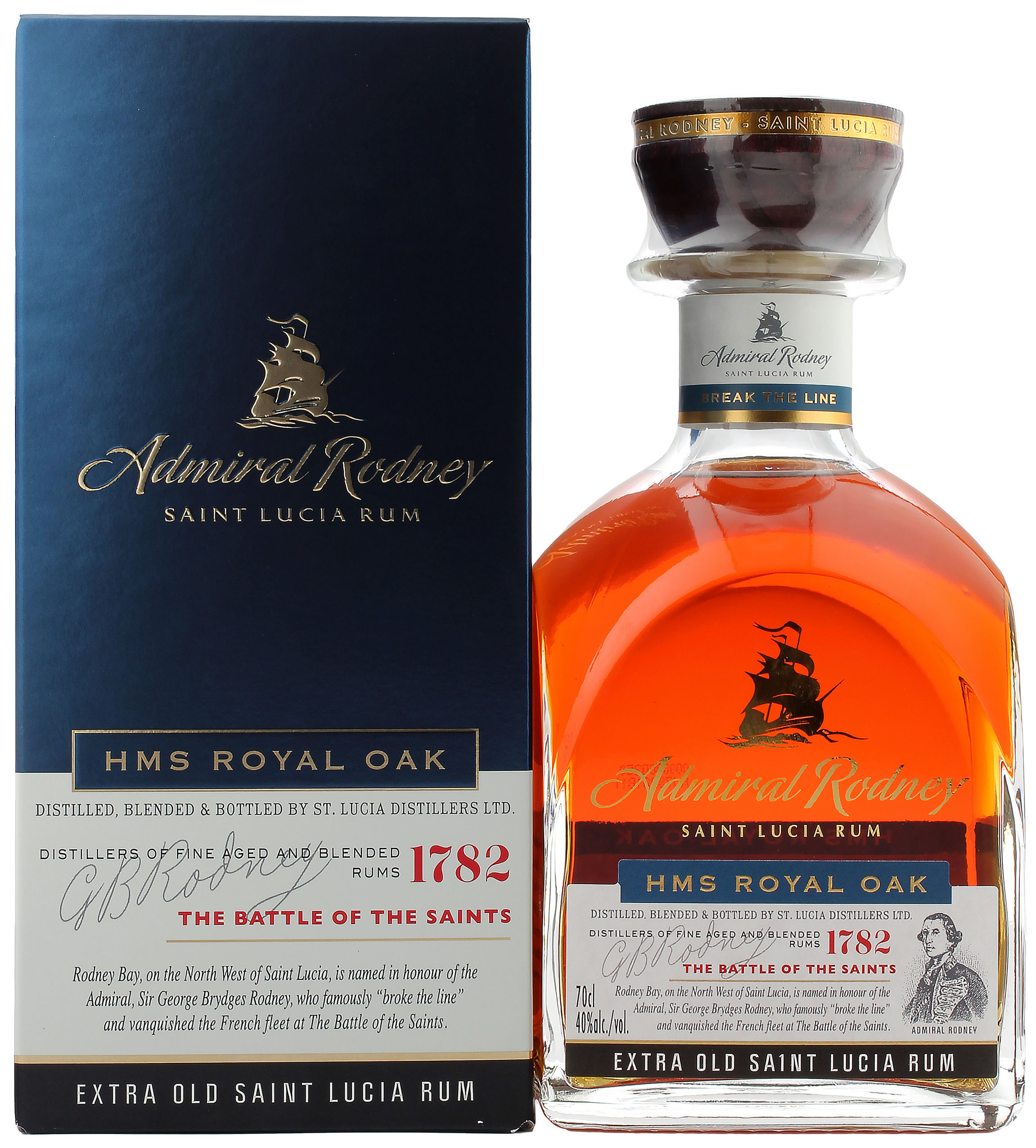 Admiral Rodney Rum HMS Royal Oak 40.0% 0,7l