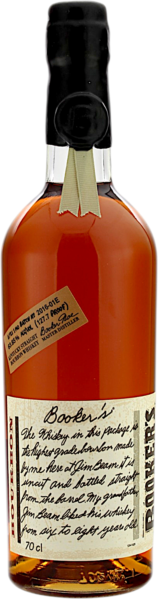Booker's 6 Jahre + 1 Monat 2010/2016 Batch 2016-01E 63.8% 0,7l