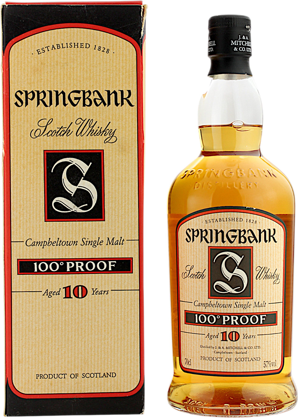 Springbank 10 Jahre 100 Proof Beige Label 57.0% 0,7l