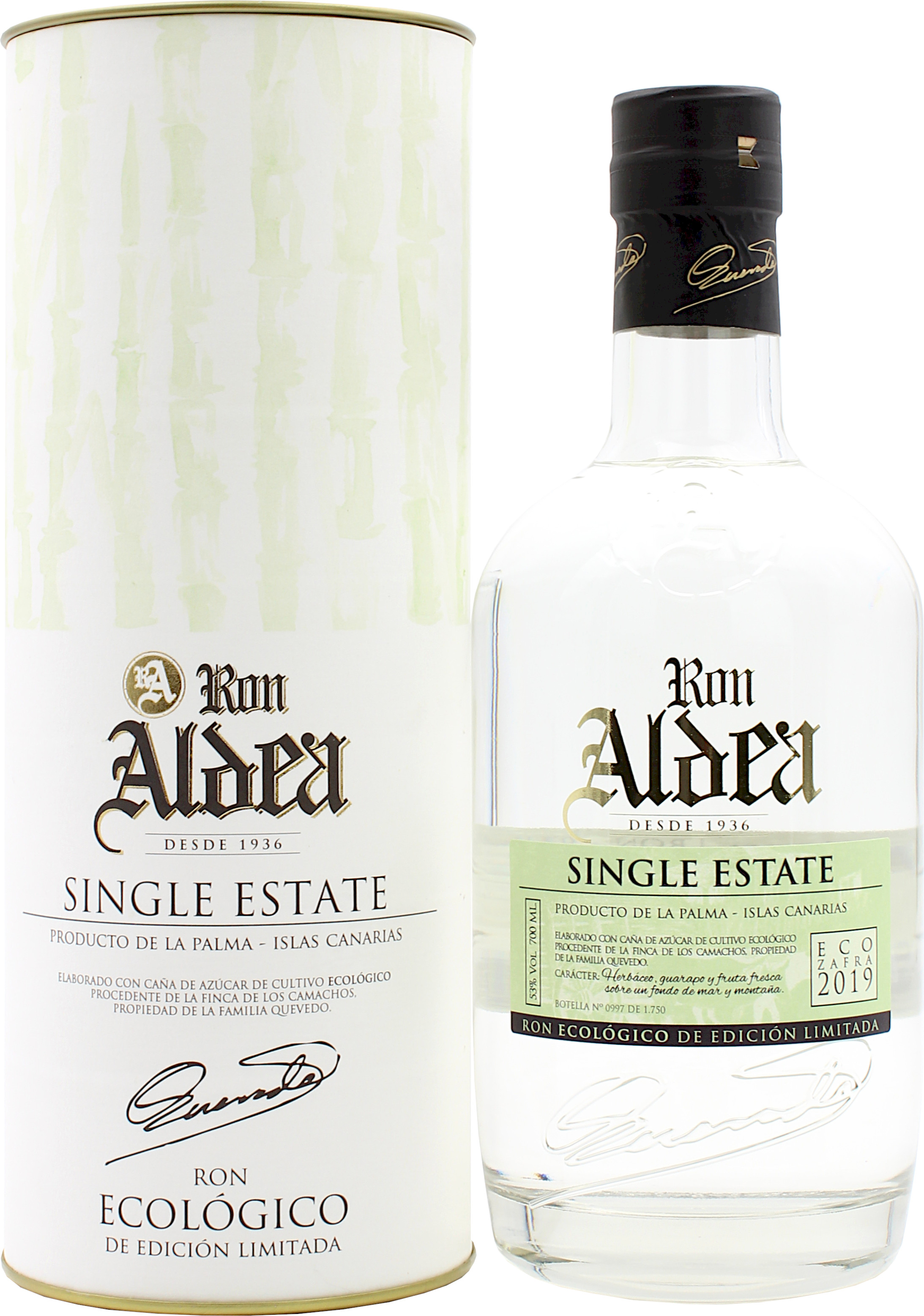 Ron Aldea Single Estate Ecologico Rum 53.0% 0,7l