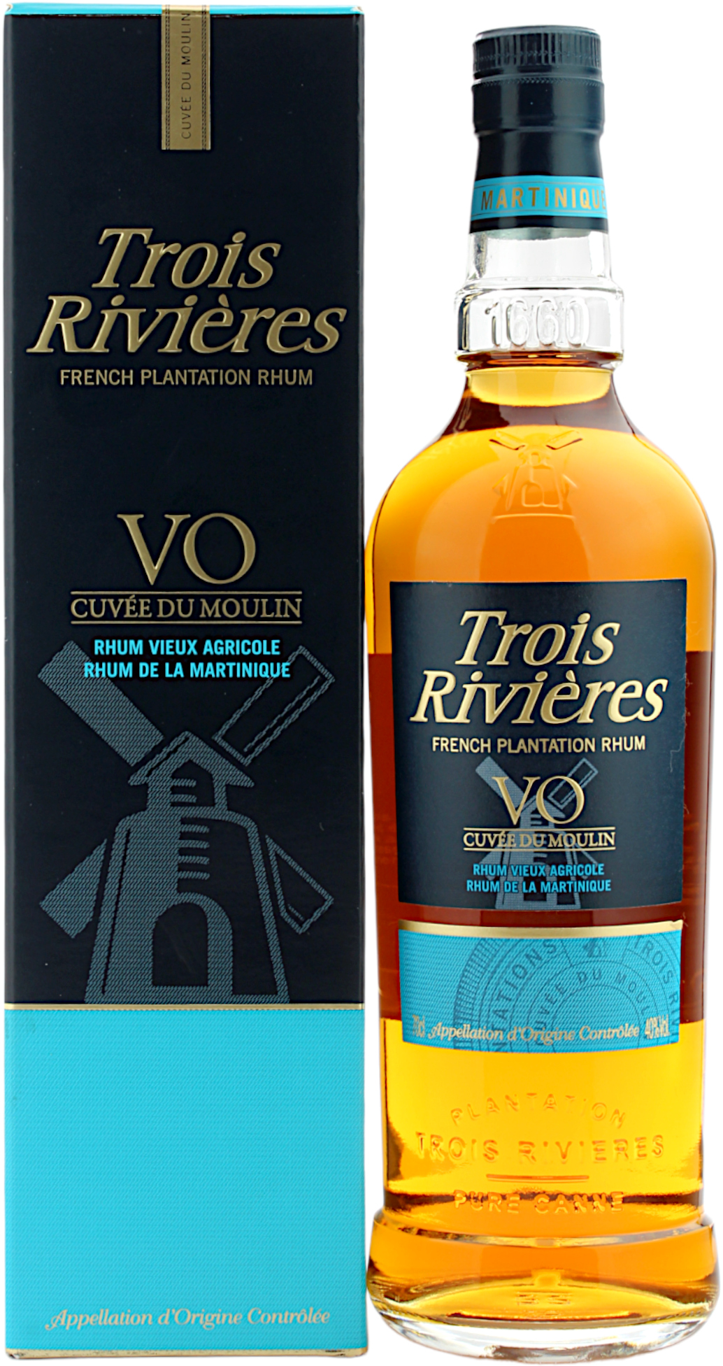 Trois Rivieres VO Vieux Cuvée du Moulin Rhum 40.0% 0,7l