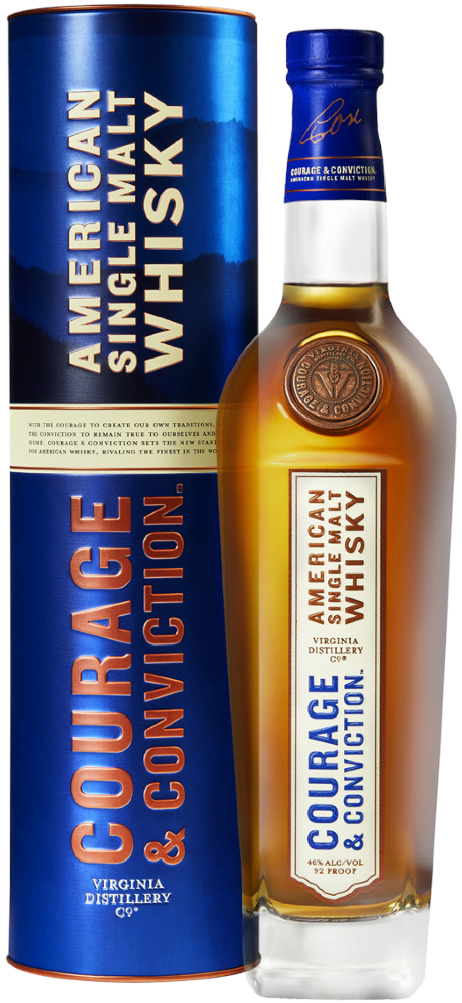 Courage & Conviction American Single Malt Signature Malt 46.0% 0,7l – Ansicht 2
