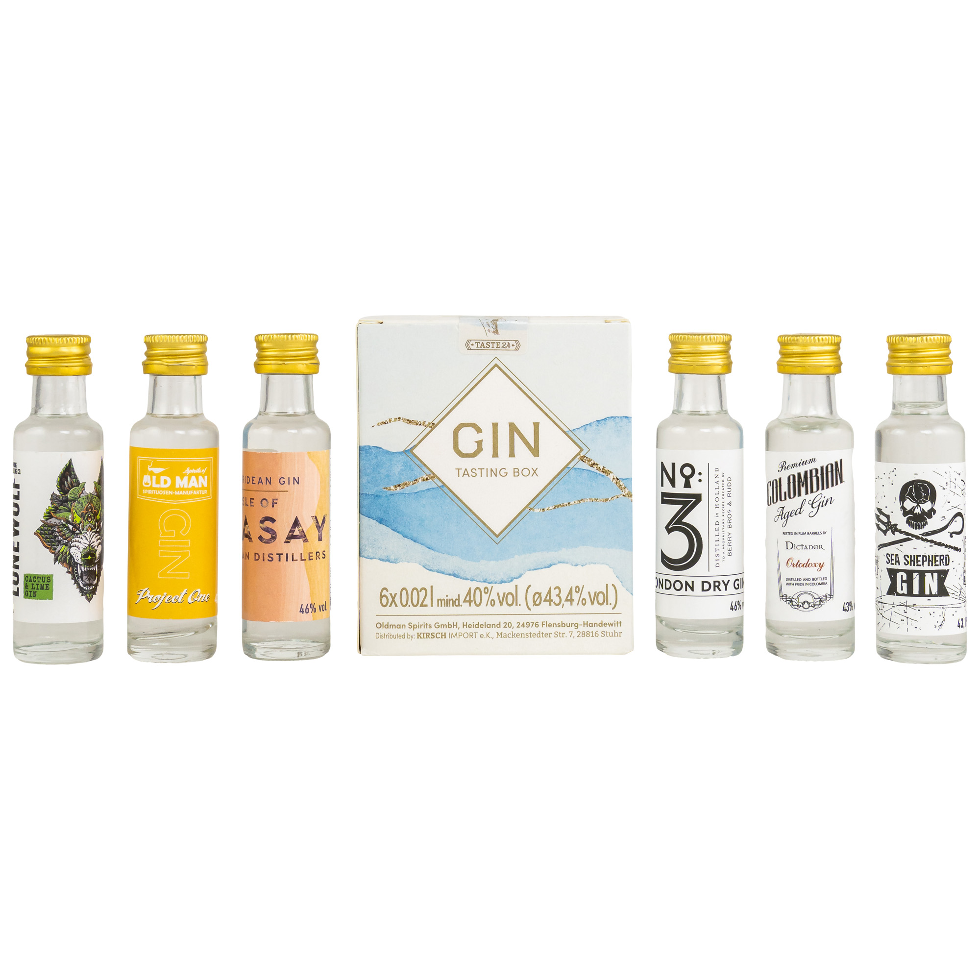 Gin Tasting Box 43.4% 6x 0,02l