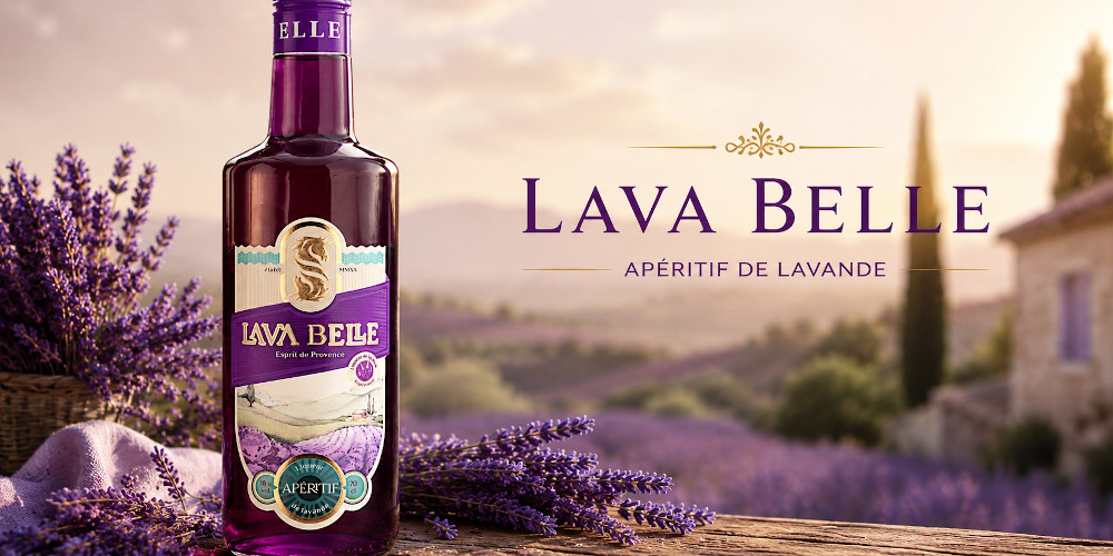 Lava Belle Aperetif mit Lavendel