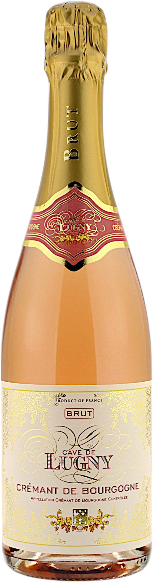 Cave de Lugny Cremant de Bourgogne Brut Rosé 11.5% 0,75l