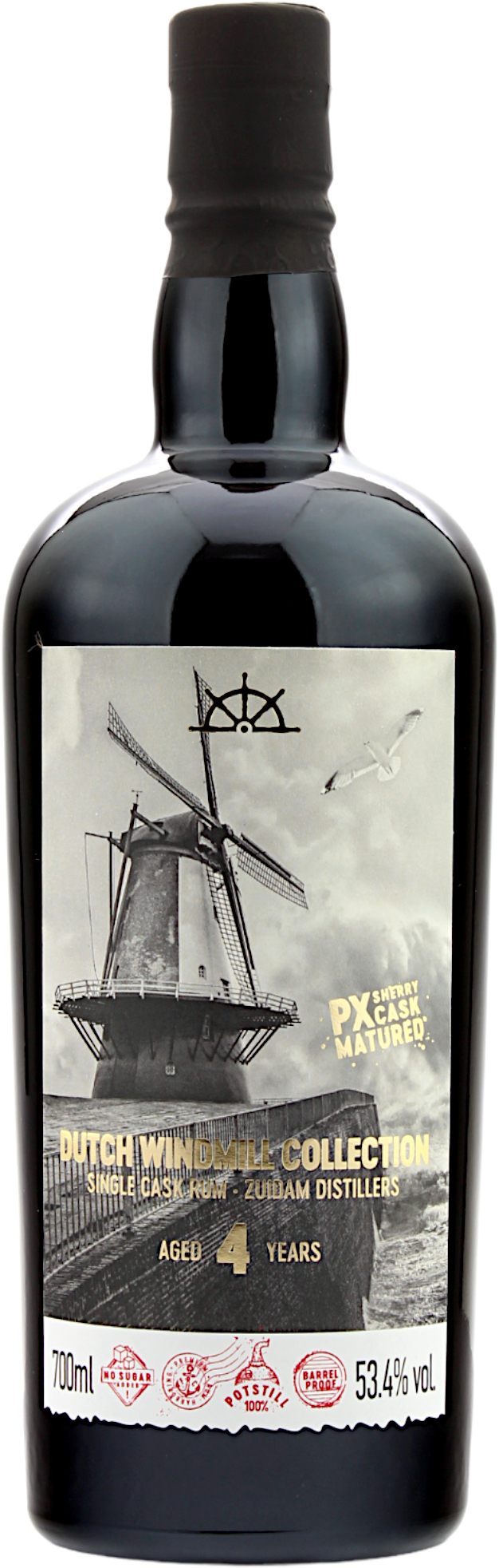 FRC 4 Jahre PX Sherry Cask Zuidam Distillers Rum Dutch Windmill Collection 53.4% 0,7l