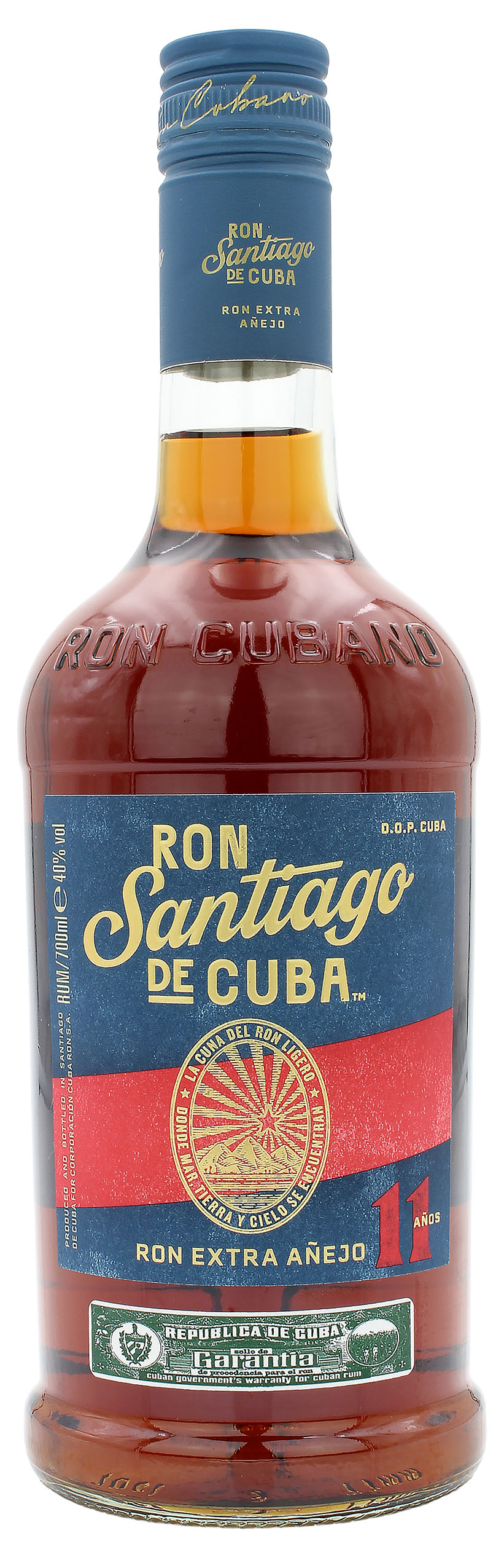 Ron Santiago de Cuba Ron Extra Anejo 11 Años 40.0% 0,7l