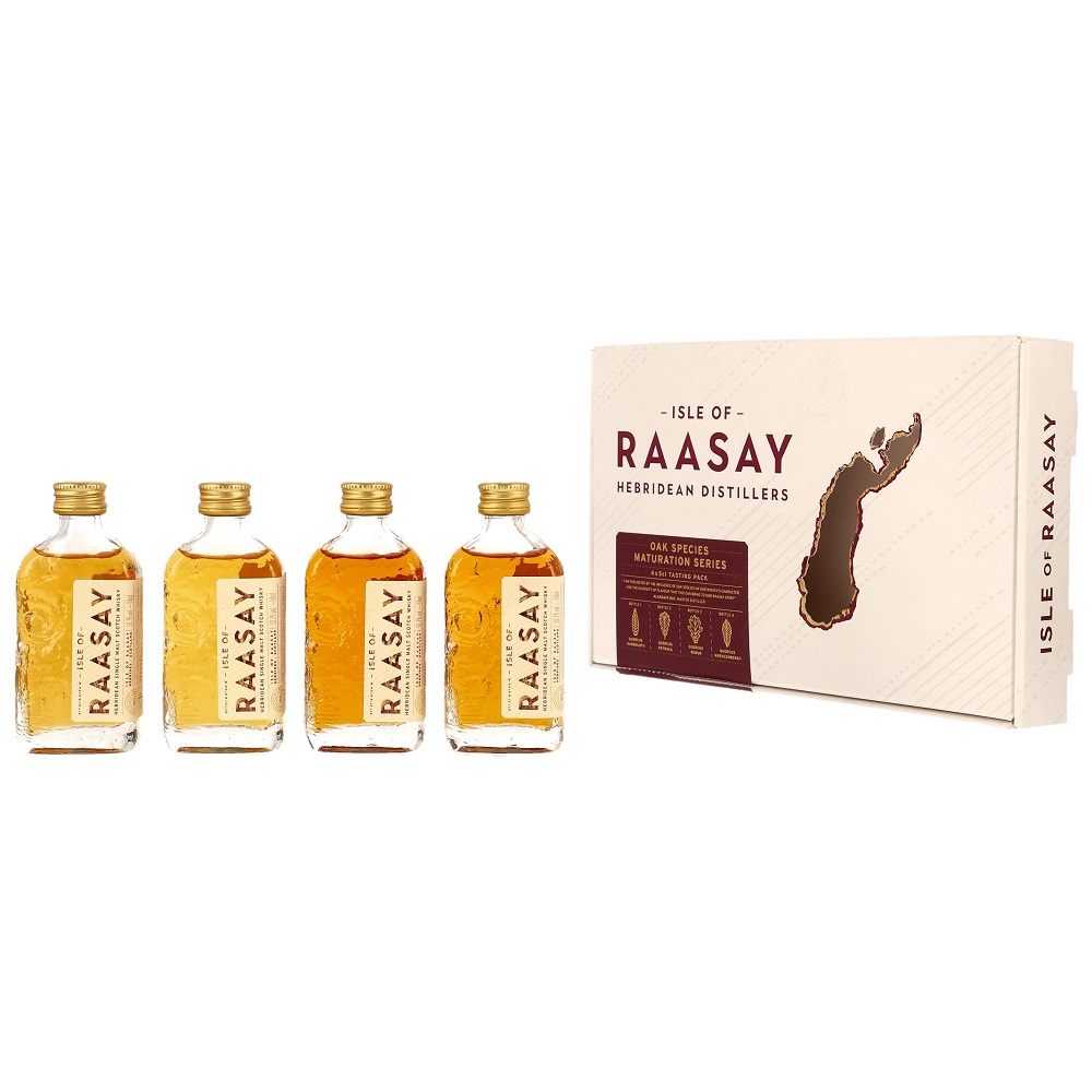 Isle of Raasay Oak Species Maturation Series Tasting Set 50.7% 4x50ml