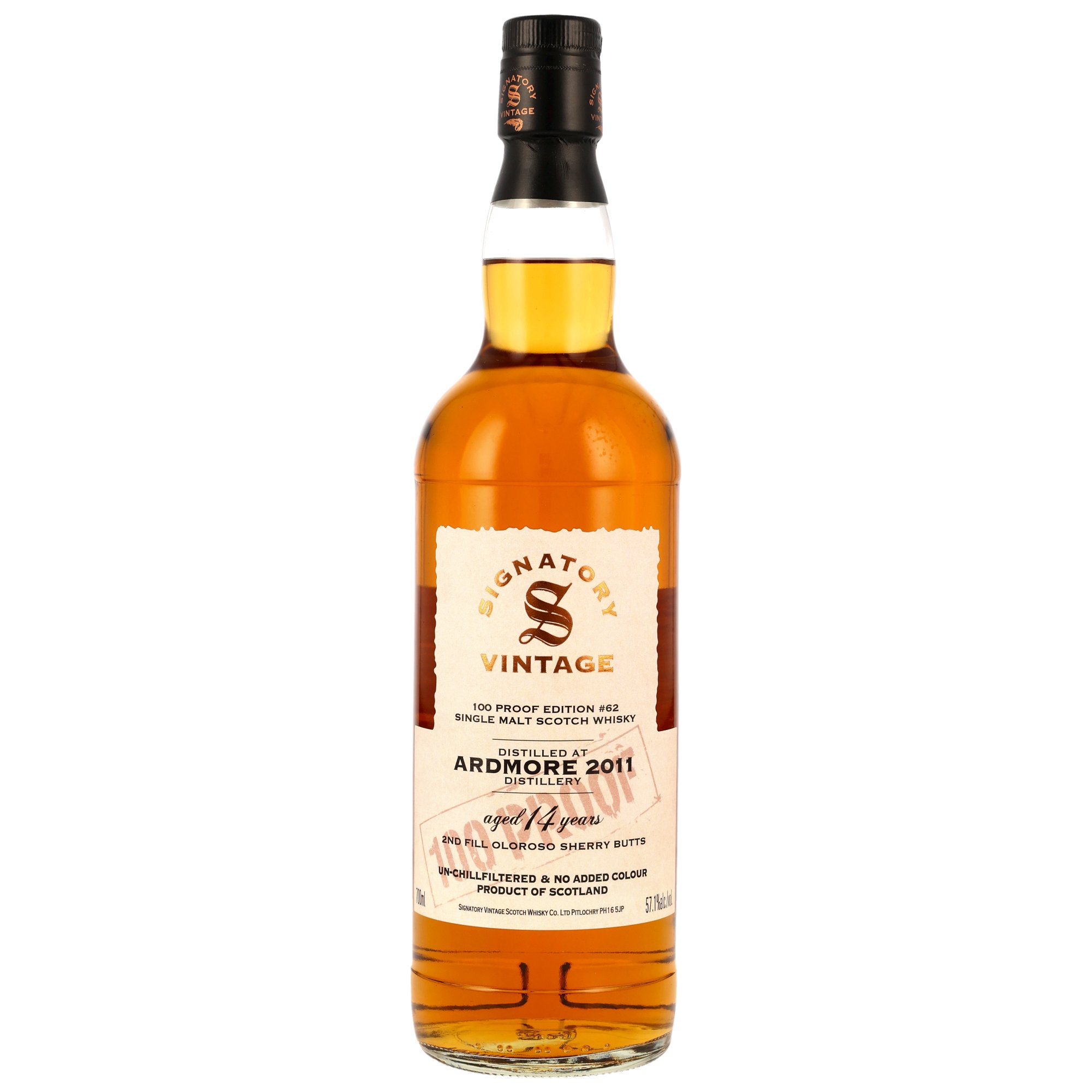 Ardmore 14 Jahre 2011/2025 Signatory 100 Proof Edition #62 57.1% 0,7l