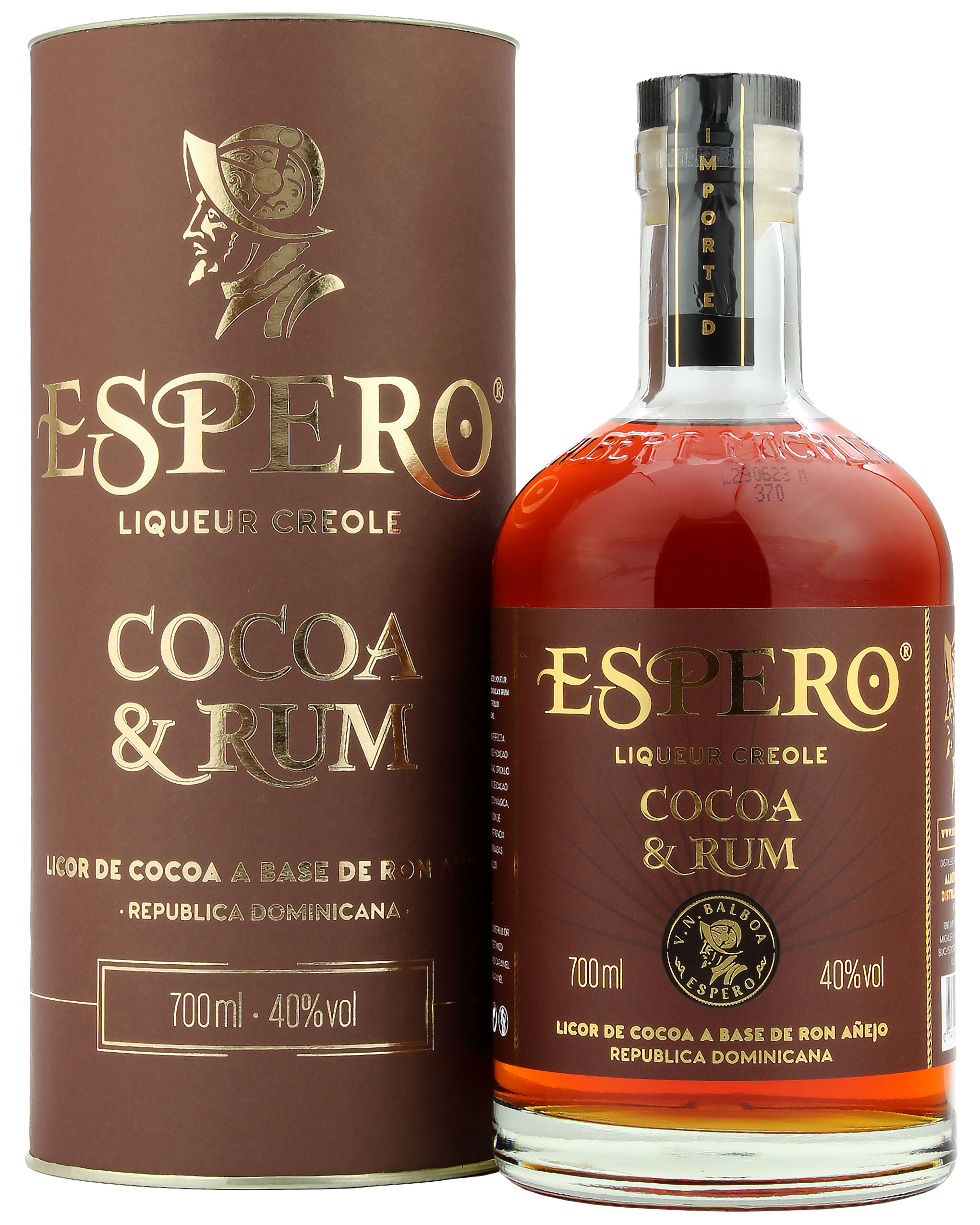 Ron Espero Cocoa & Rum Liqueur Creole 40.0% 0,7l Ron Espero Cocoa & Rum Liqueur Creole 40.0% 0,7l