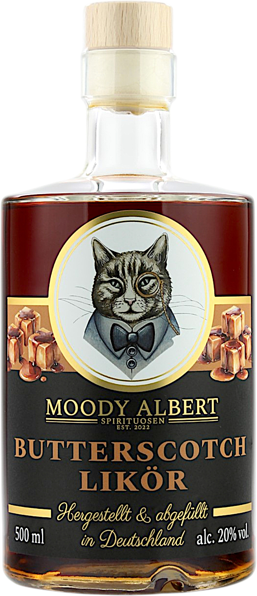 Moody Albert Butterscotch Likör 20.0% 0,5l