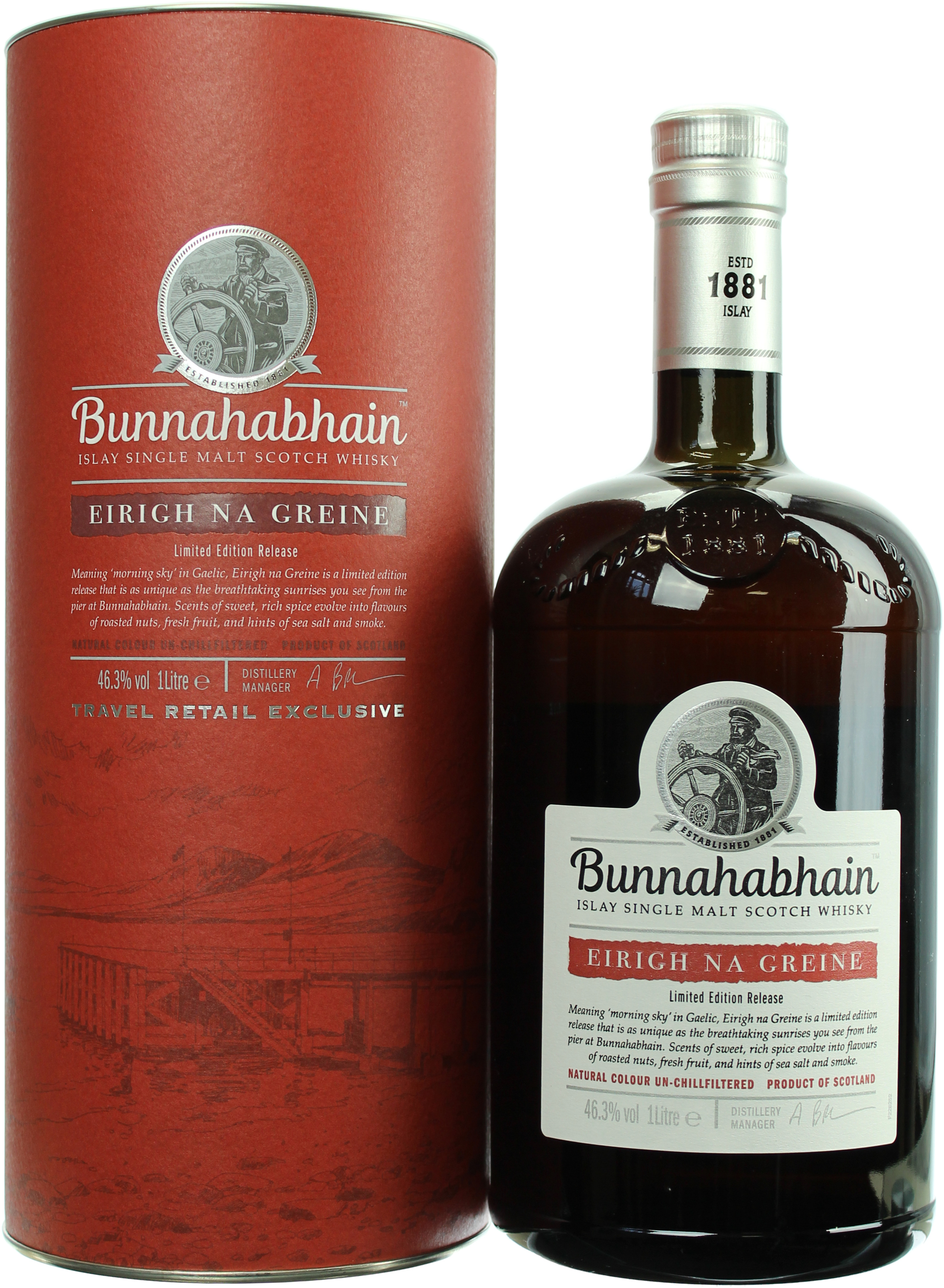 Bunnahabhain Eirigh Na Greine 46.3% 1 Liter