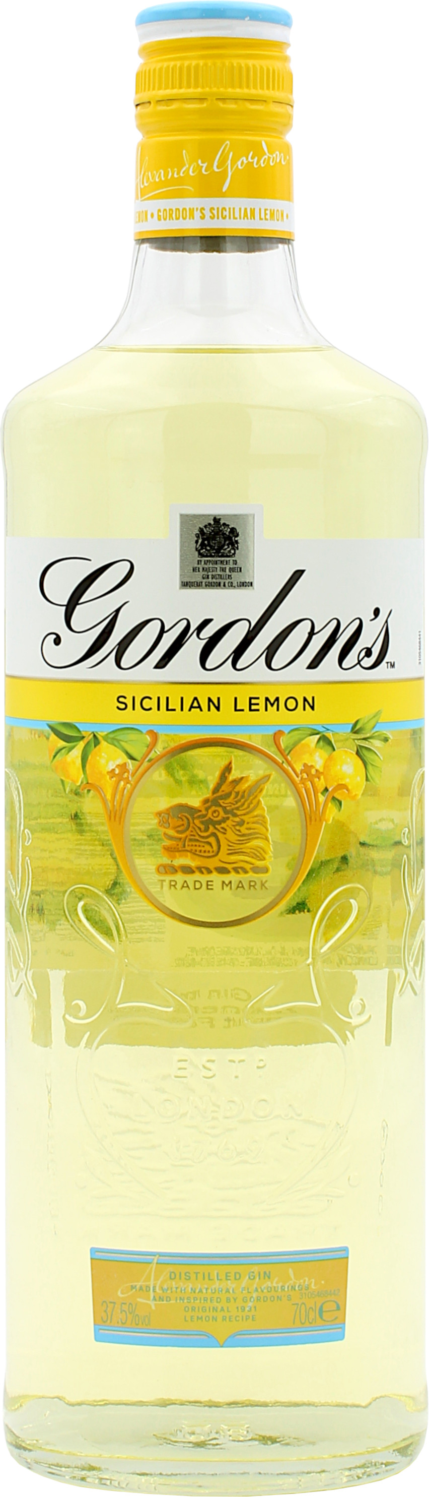 Gordon's Sicilian Lemon Gin 37.5% 0,7l
