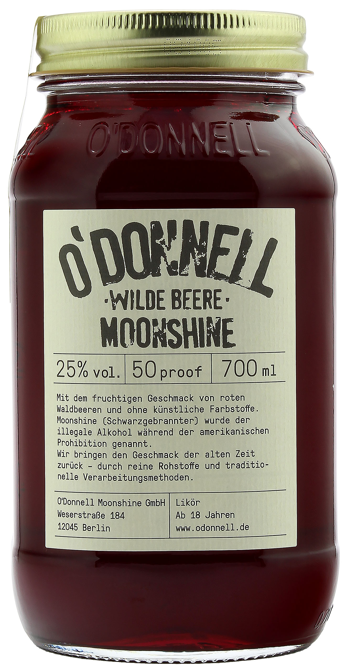 O'Donnell Moonshine Wilde Beere 25.0% 0,7l
