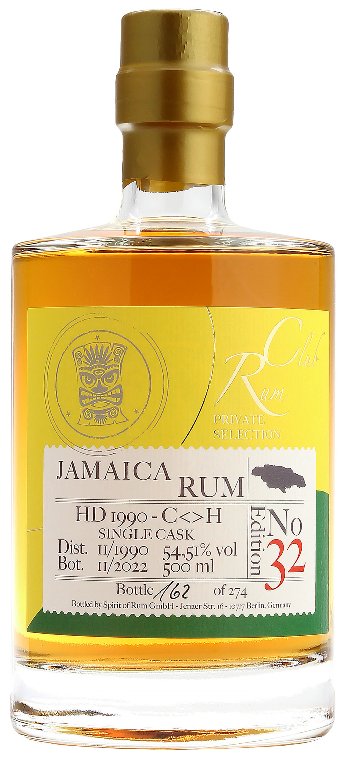 Rumclub Private Selection ED. 32 Hampden 1990 54.5% 0,5l