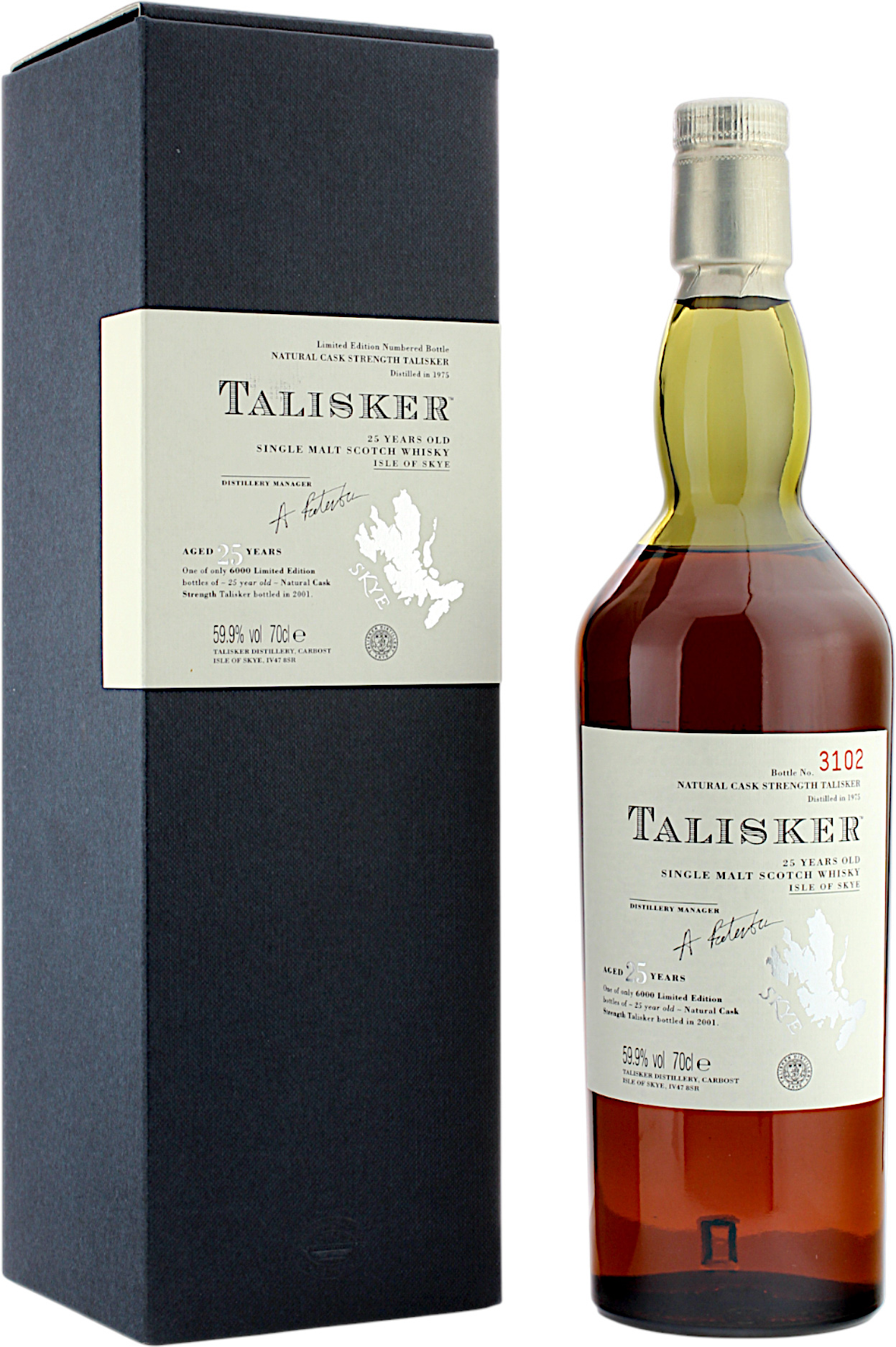Talisker 25 Jahre 1975/2001 Diageo Special Releases 59.9% 0,7l