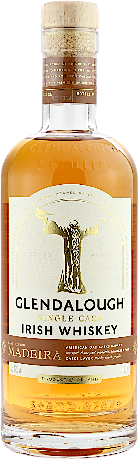 Glendalough Single Cask Madeira Cask Finish 42.0% 0,7l