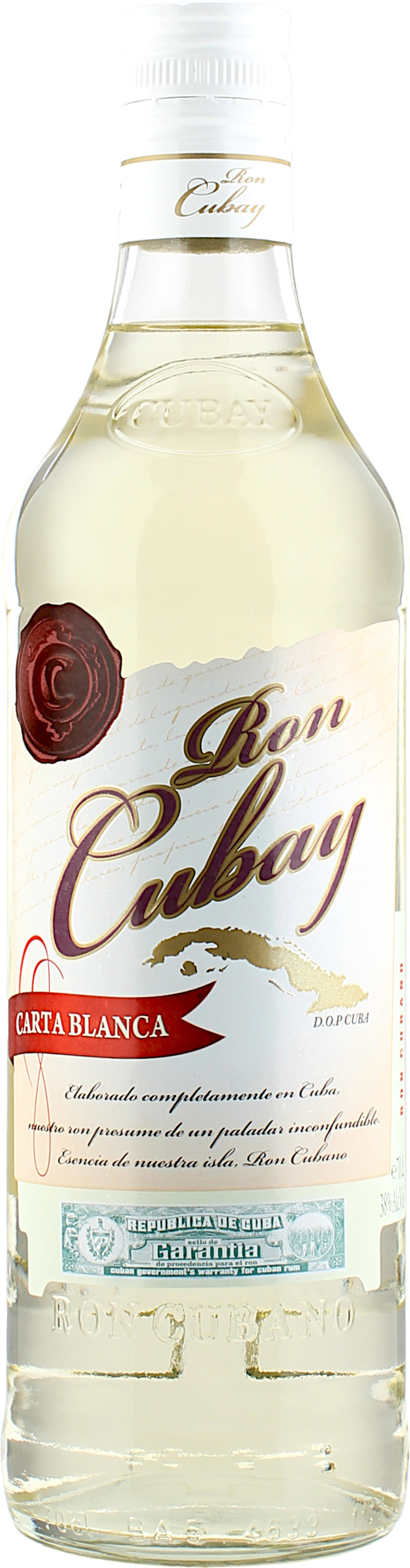 Ron Cubay Carta Blanca 38.0% 0,7l