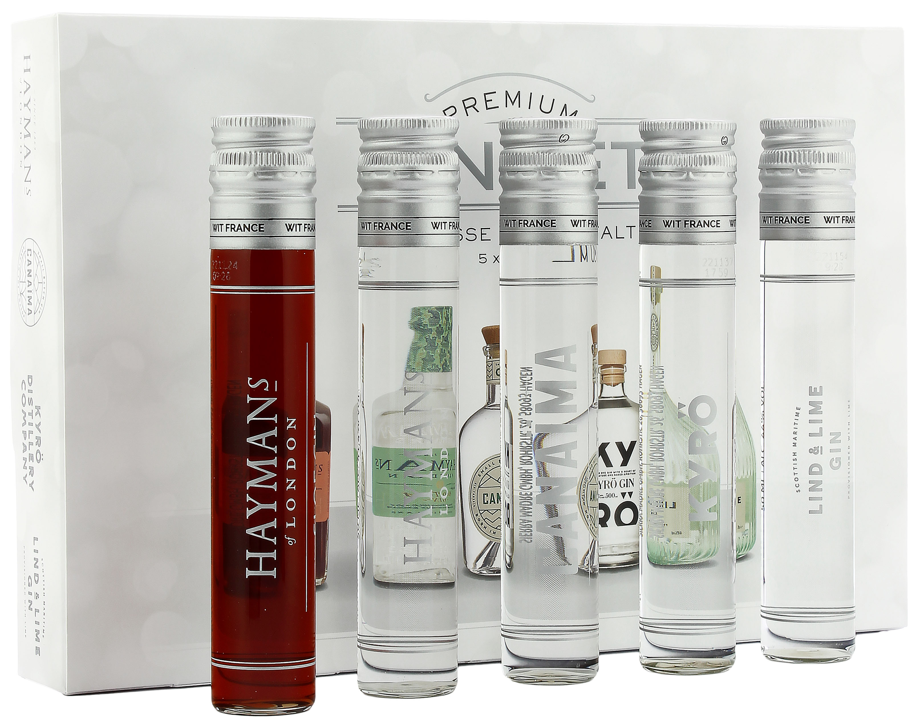 Sierra Madre Premium Gin Tasting Set 2022 40.9% 5x50ml