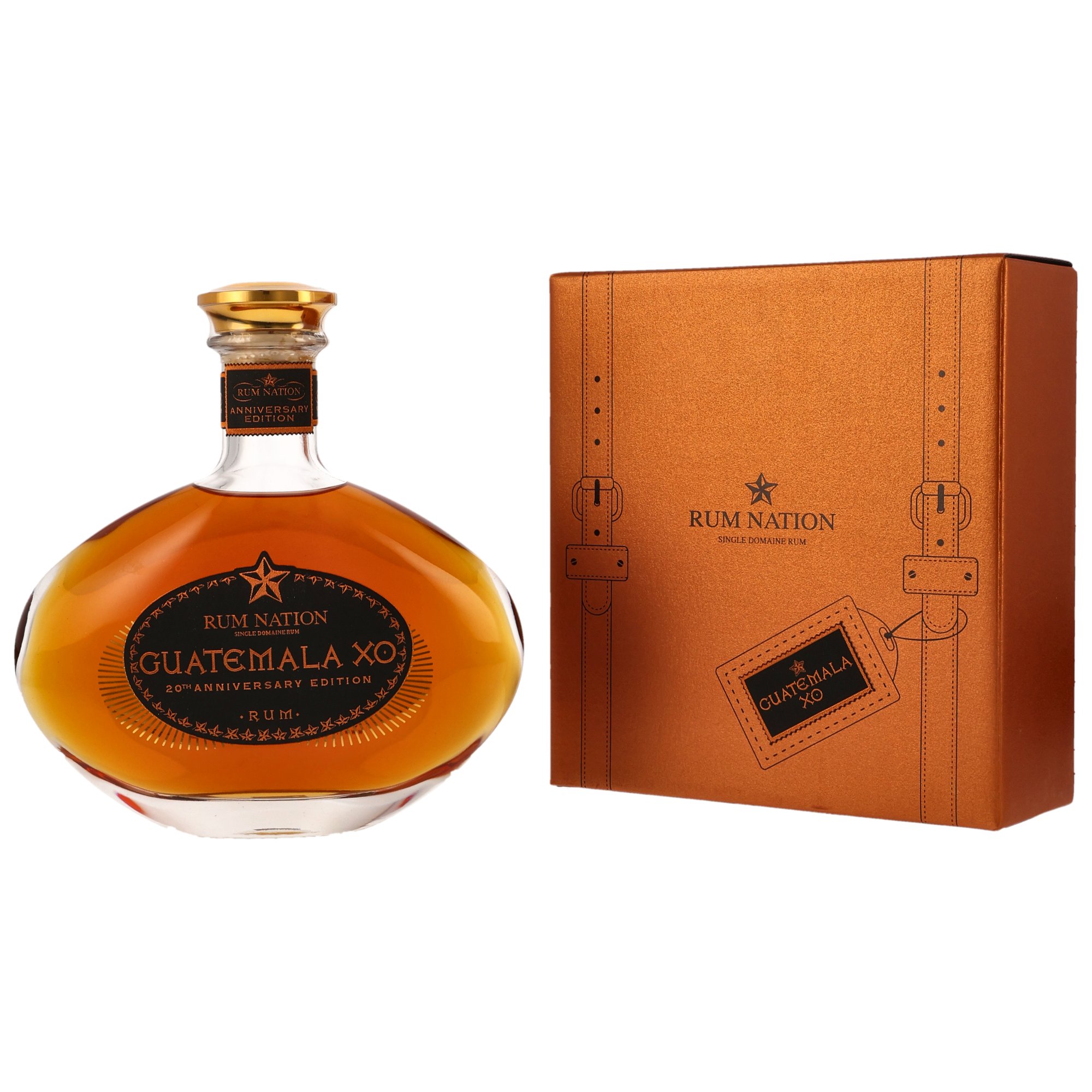 Rum Nation Guatemala XO 20th Anniversary Decanter 40.0% 0,7l