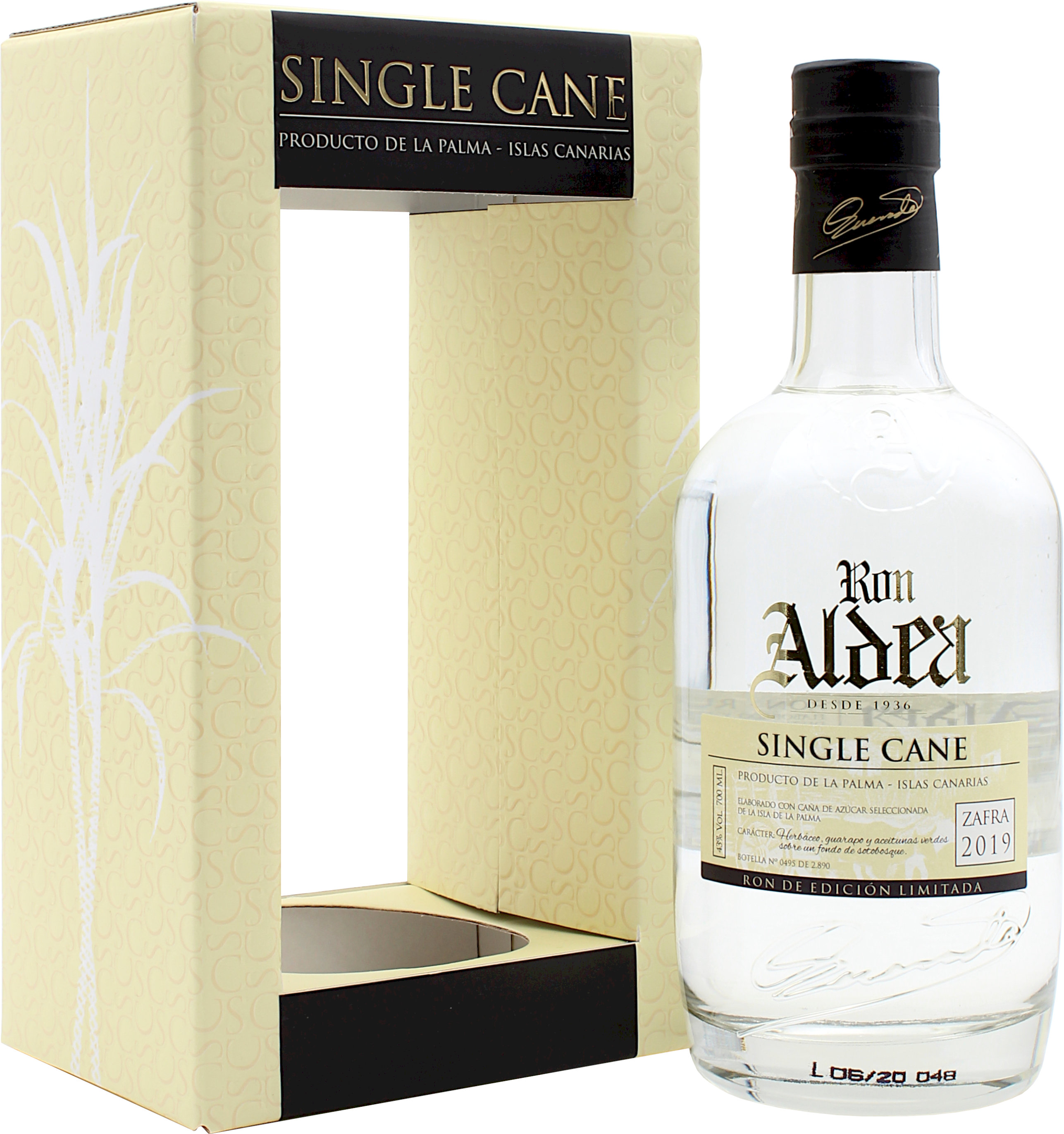 Ron Aldea Single Cane Rum 2019 43.0% 0,7l