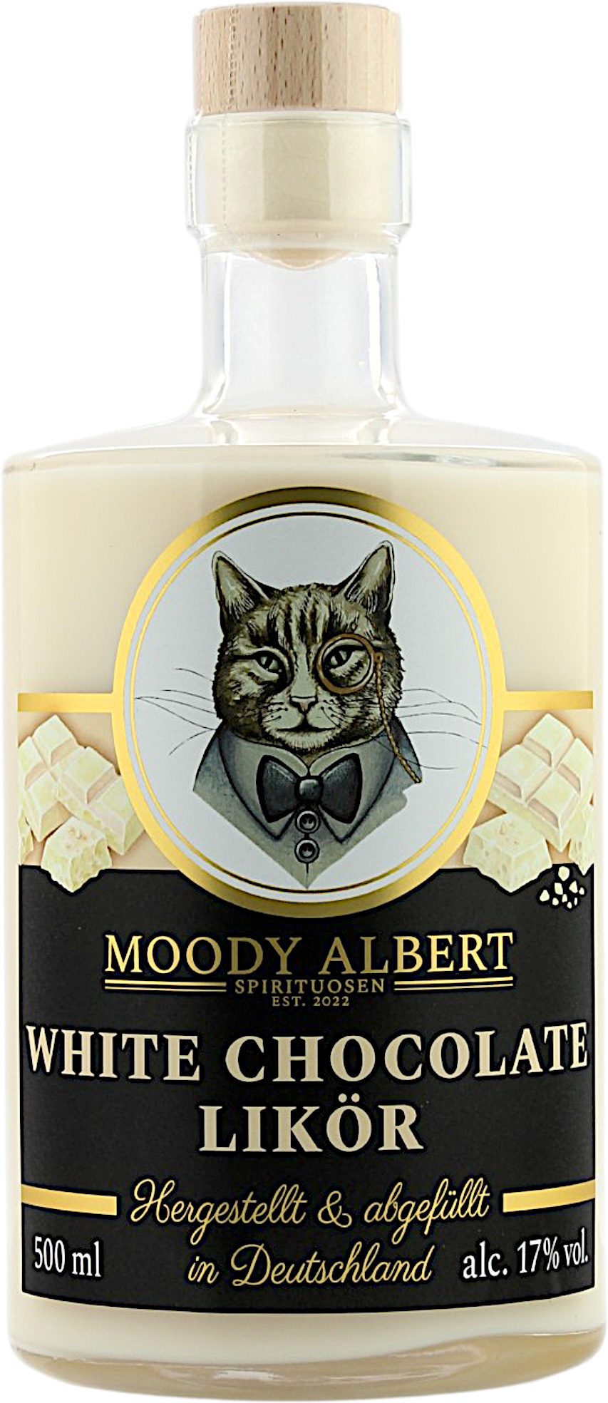 Moody Albert White Chocolate Likör 17.0% 0,5l