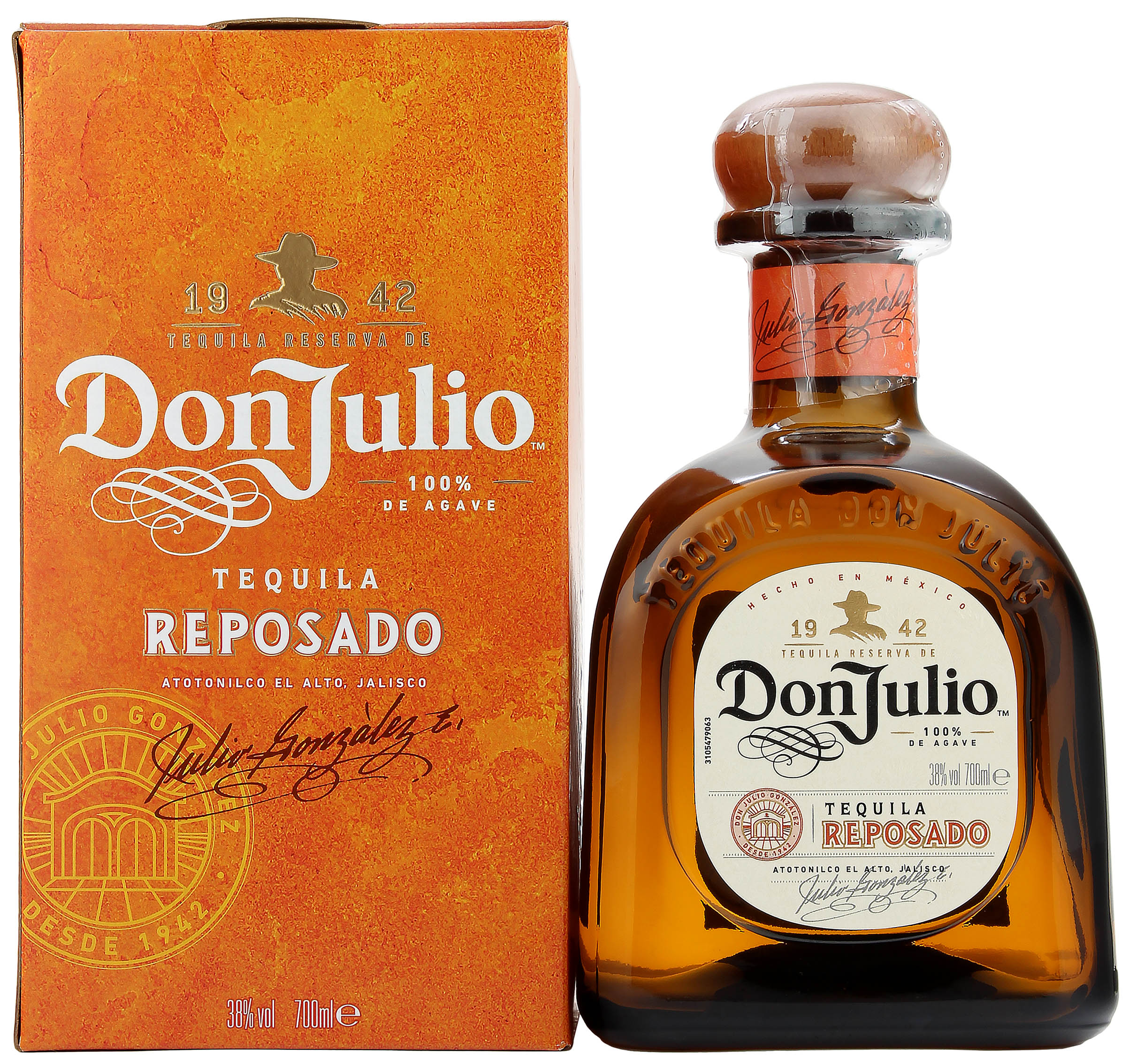 Tequila Don Julio Reposado 38.0% 0,7l