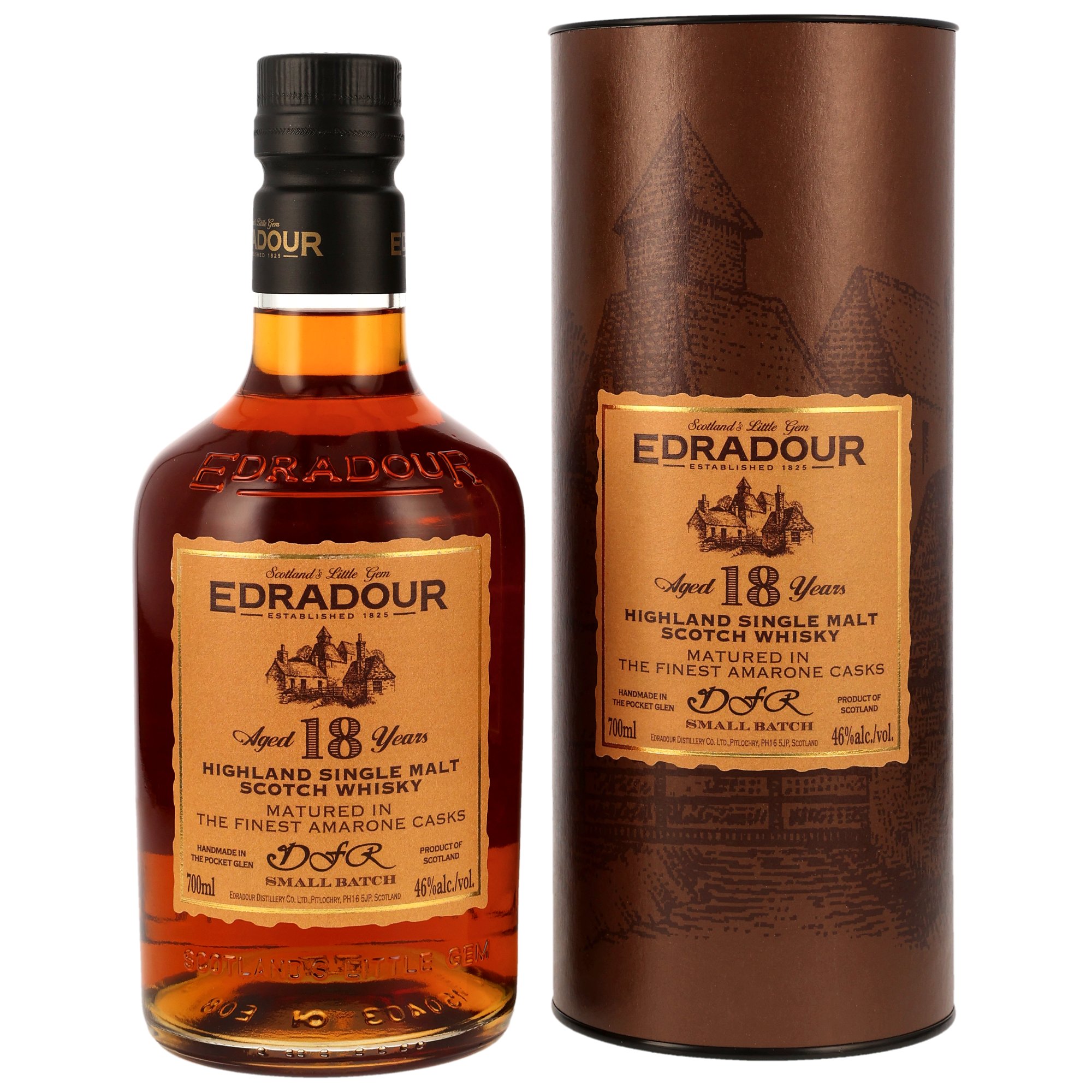 Edradour 18 Jahre 1st Fill DFR Amarone Casks 46.0% 0,7l