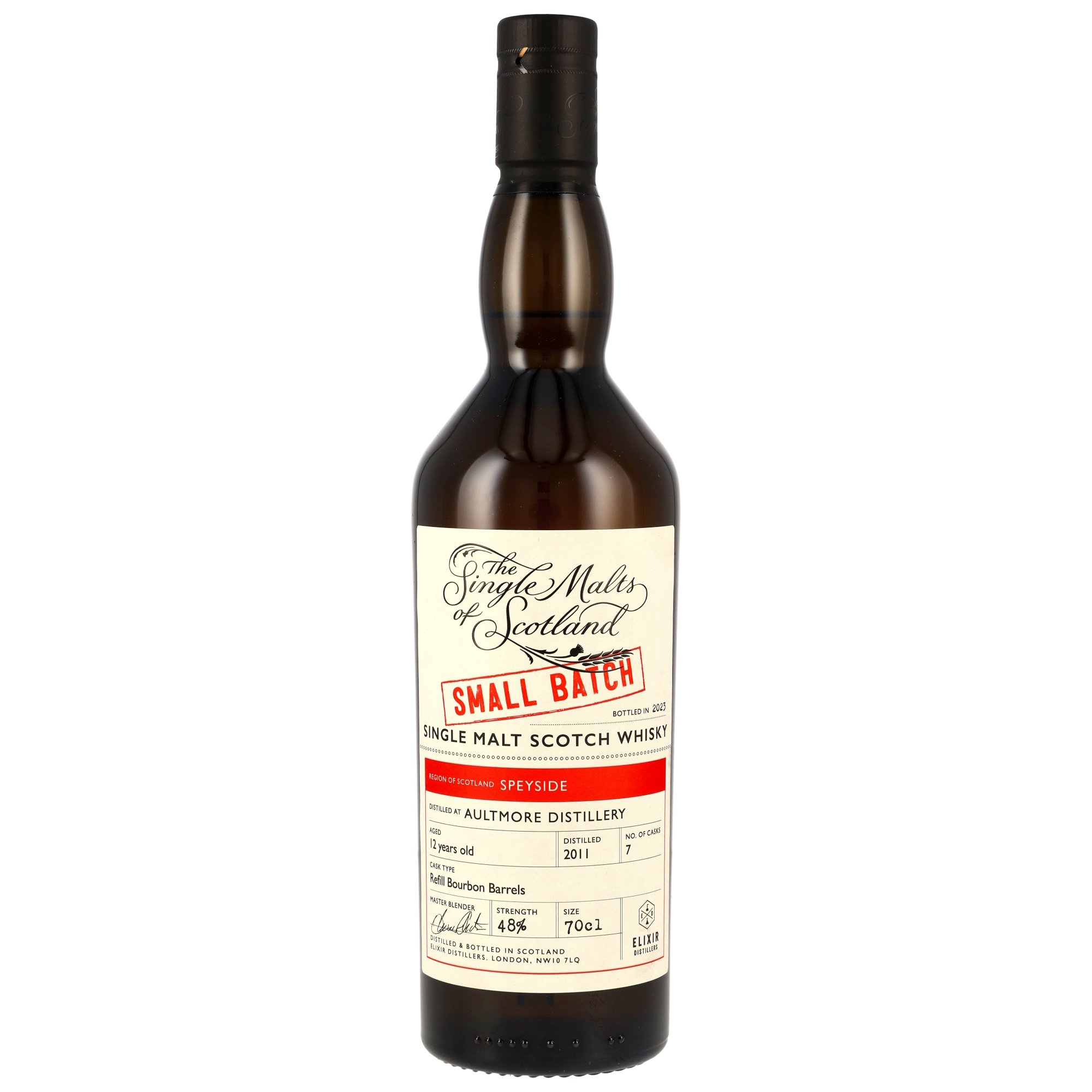 Aultmore 12 Jahre 2011/2023 Small Batch Bourbon Barrel SMos 48.0% 0,7l