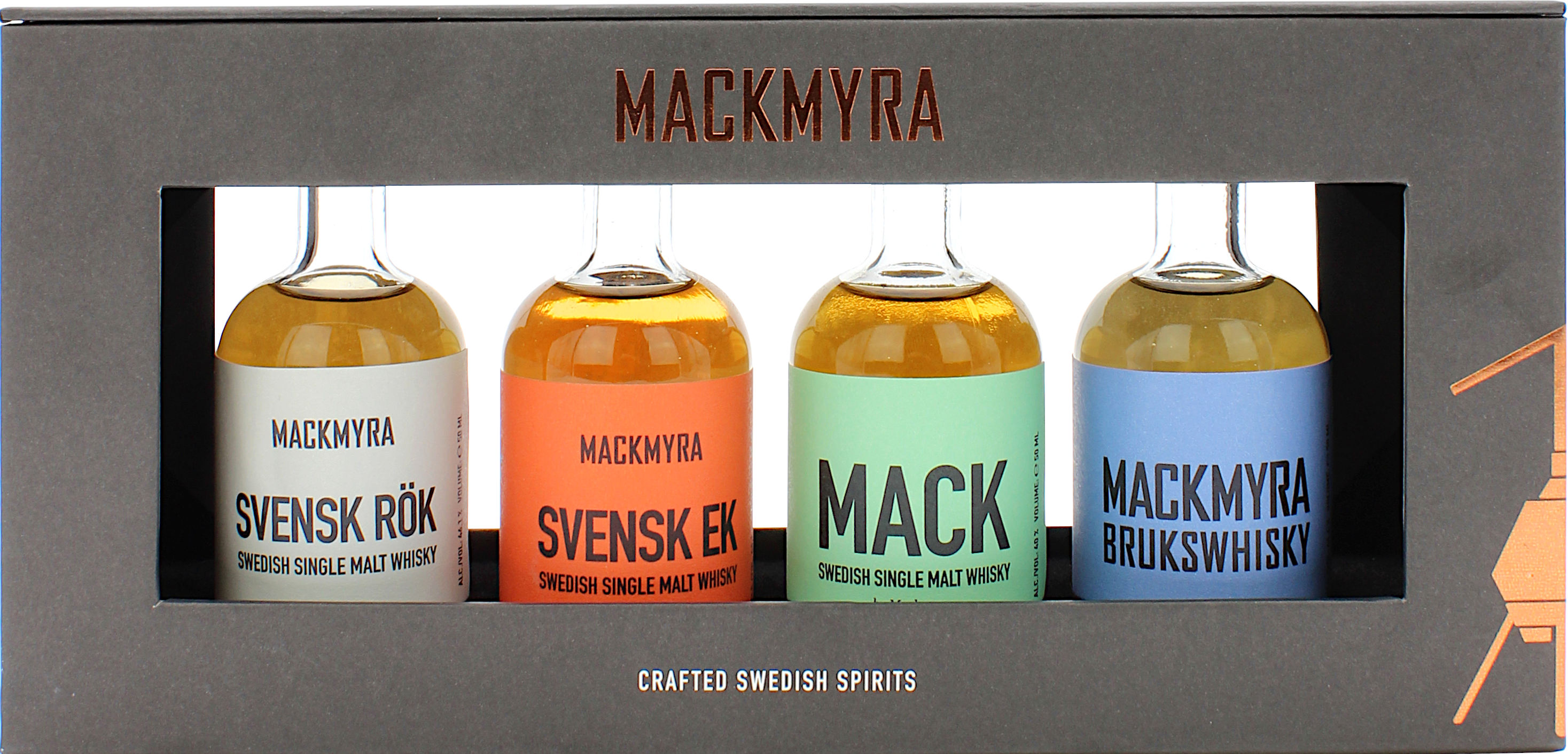 Miniatur Set Mackmyra Classic 43.45 %4x50ml – Ansicht 2