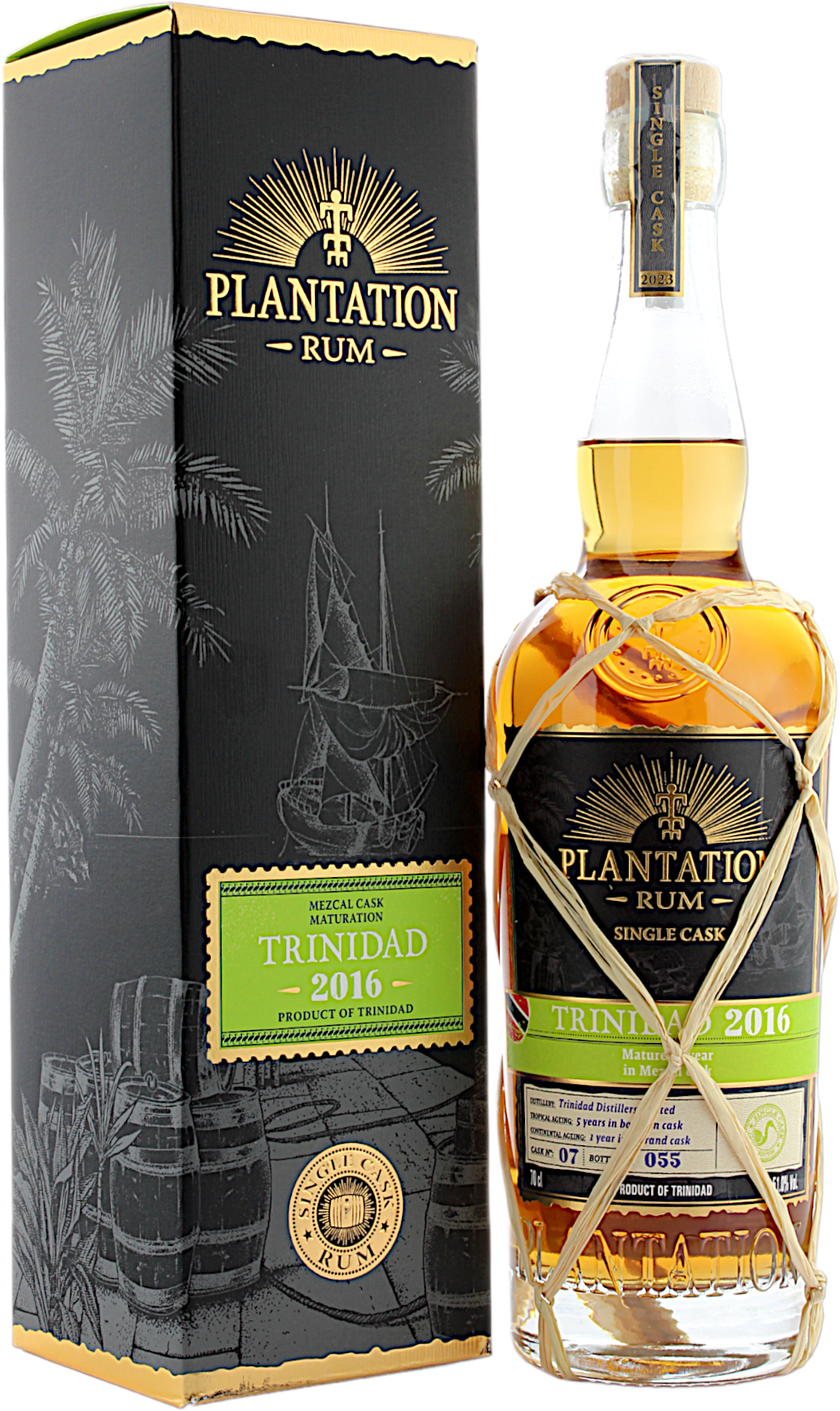 Plantation Rum Trinidad 2016 Single Cask Mezcal Cask Finish 2023 51.0% 0,7l
