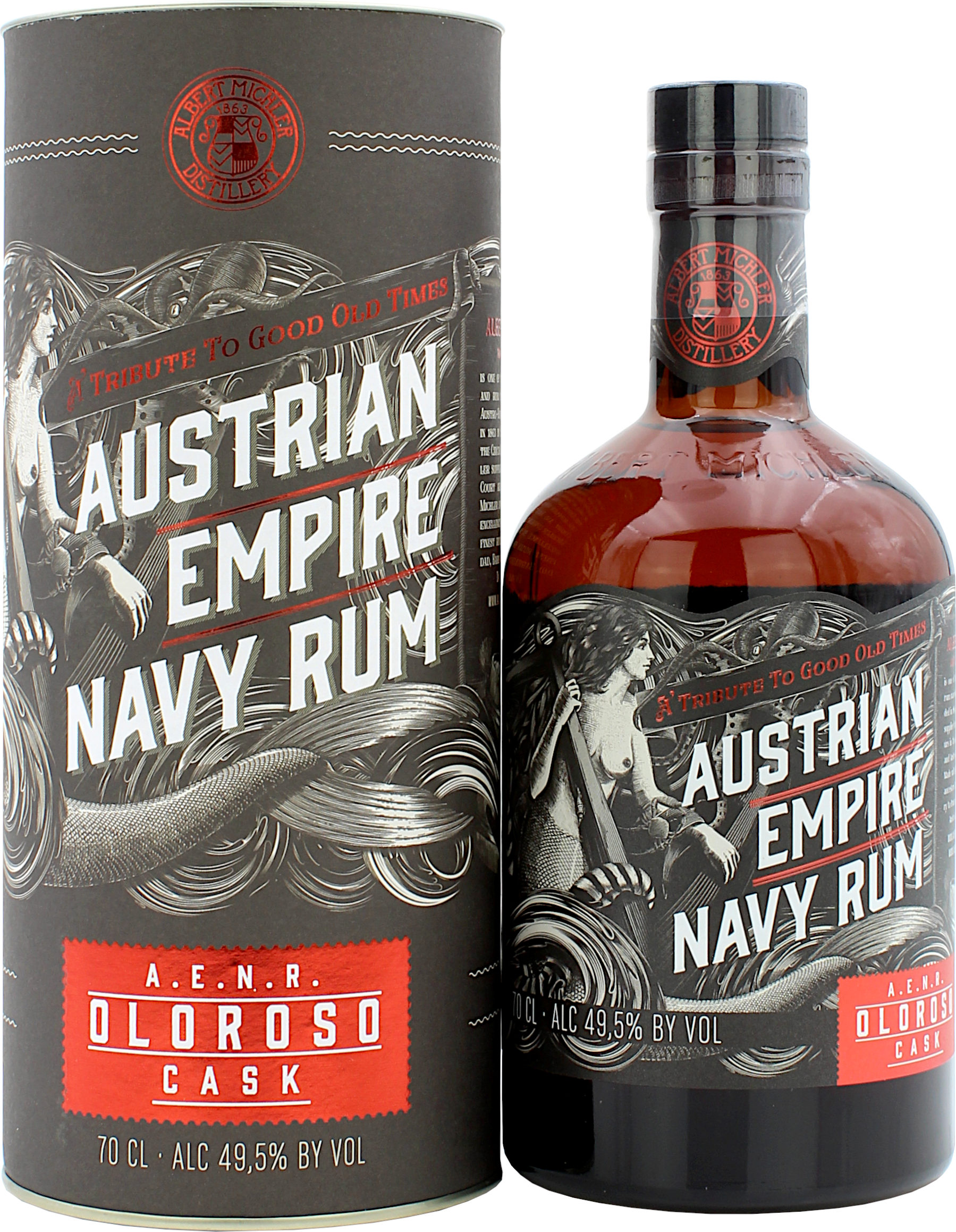 Austrian Empire Navy Rum A.E.N.R. Oloroso Cask 49.5% 0,7l