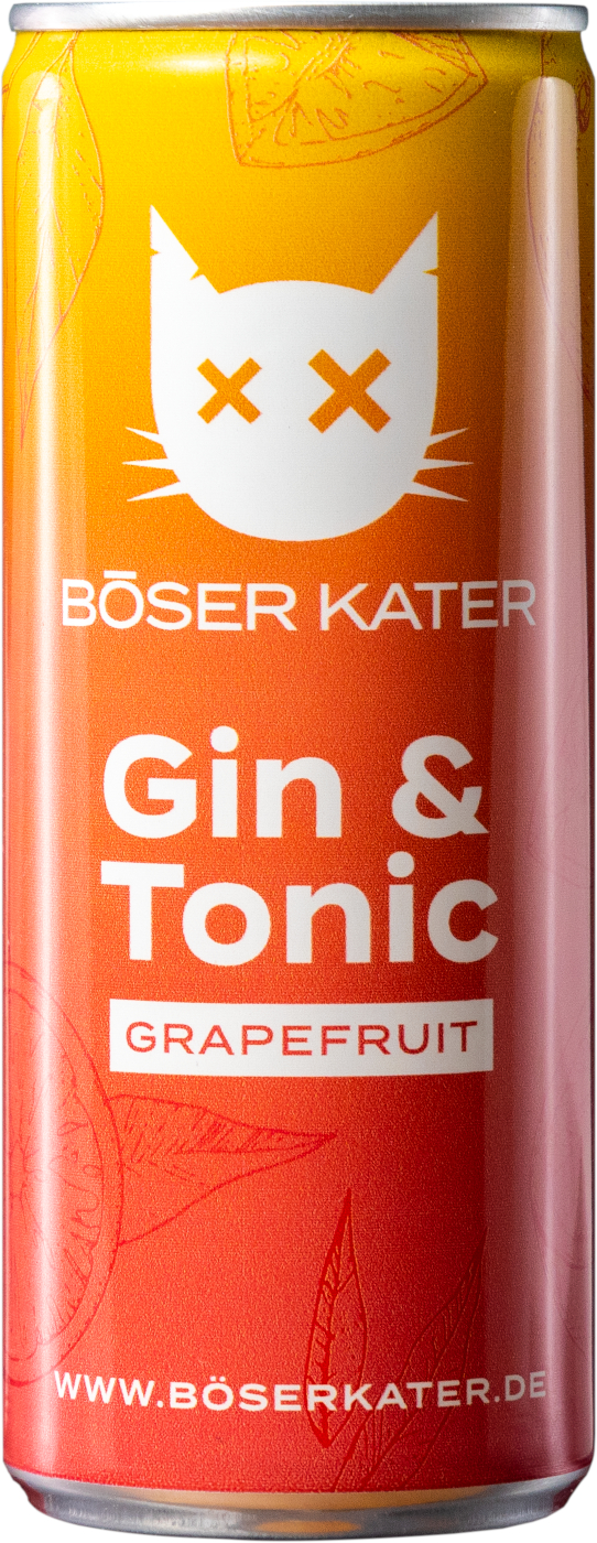 Böser Kater Grapefruit Gin & Tonic ReadyToDrink Dose 10.0% 0,25l