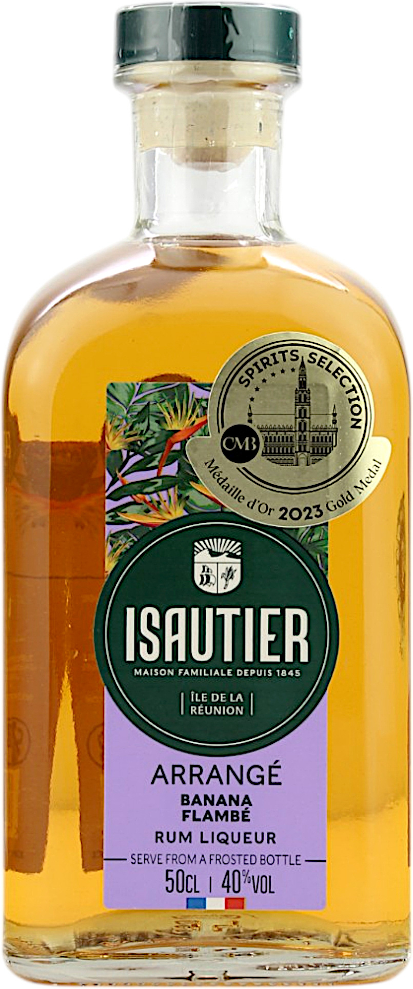 Isautier Arrange Banana Flambe 40.0% 0,5l