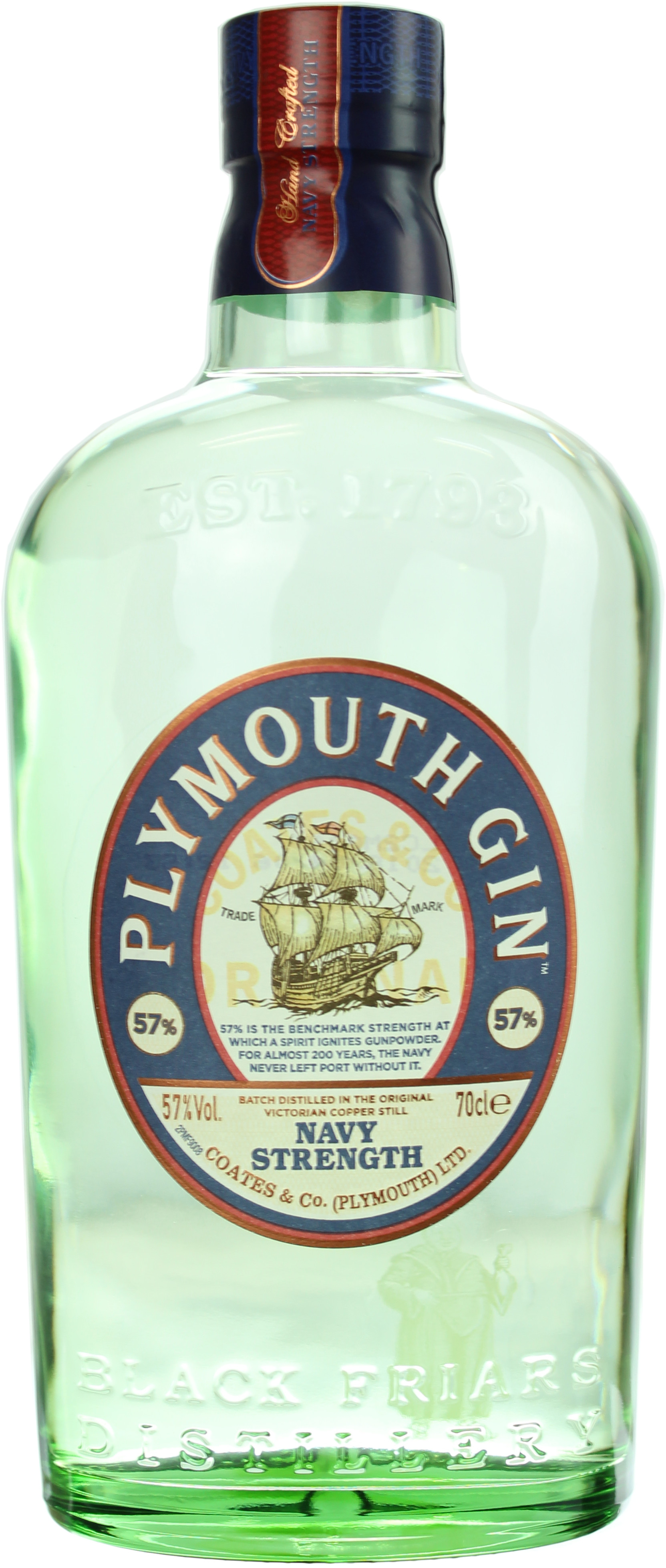 Plymouth Navy Strength Gin 57.0% 0,7l