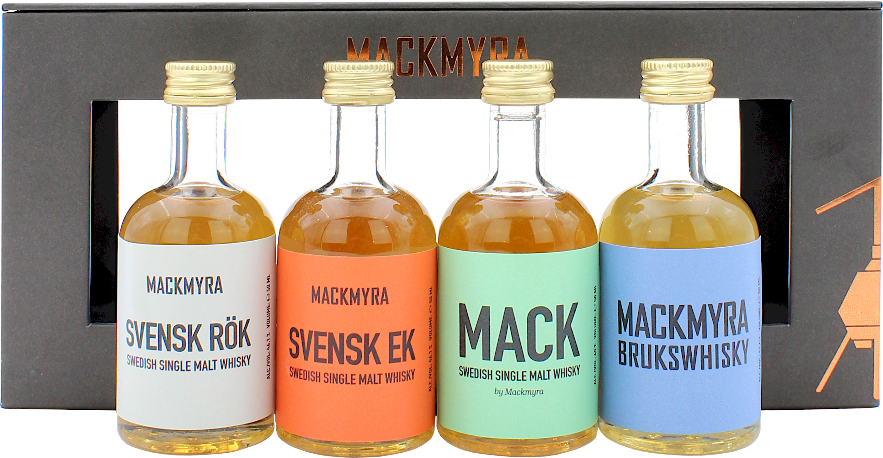 Miniatur Set Mackmyra Classic 43.45 %4x50ml
