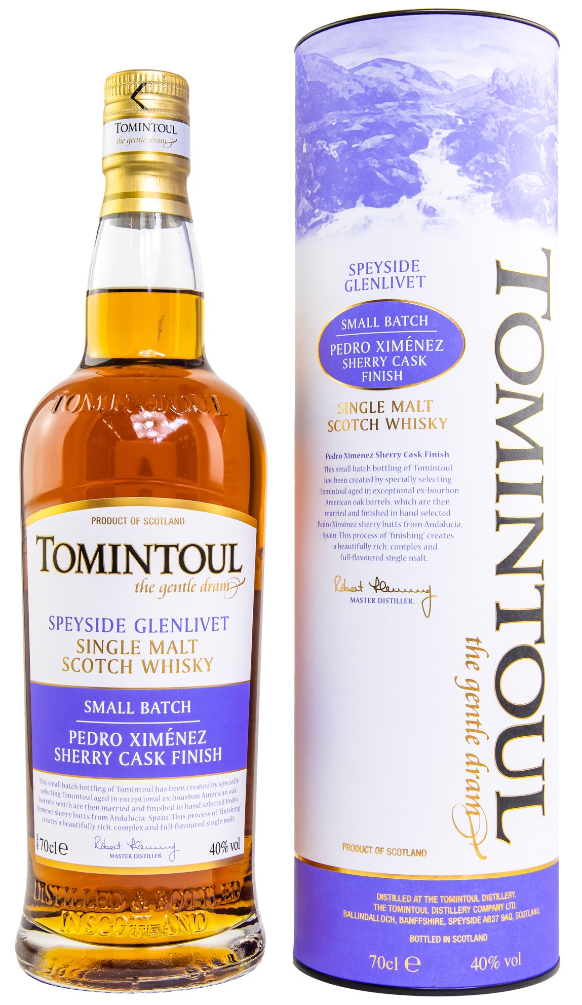 Tomintoul PX Sherry Cask Finish 40.0% 0,7l