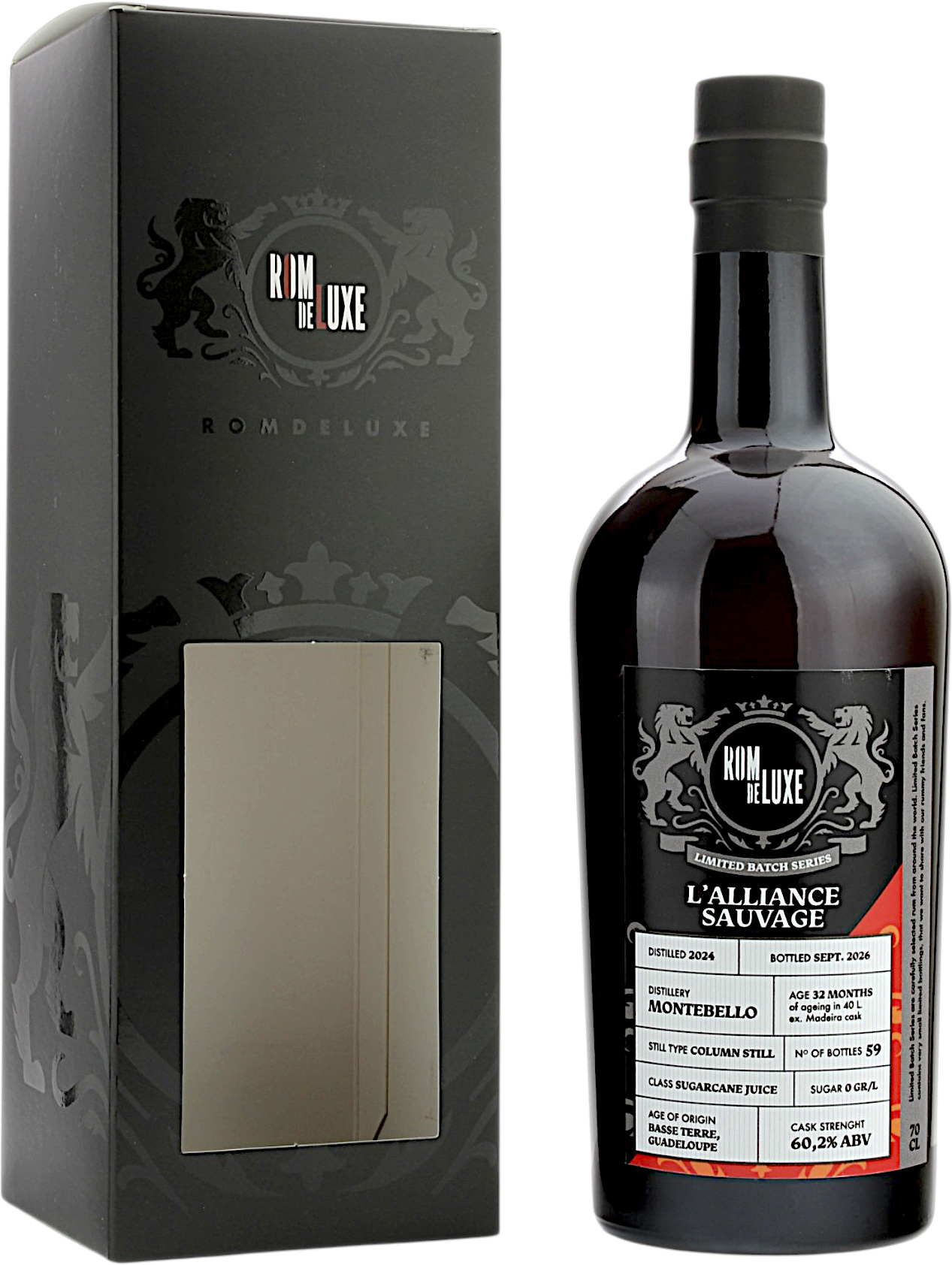 L'alliance Sauvage Limited Batch Series RomDeLuxe 60.2% 0,7l