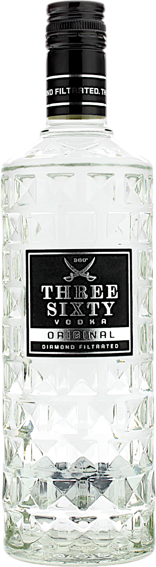 Three Sixty Vodka Original Diamond Filtrated 37.5% 0,7l