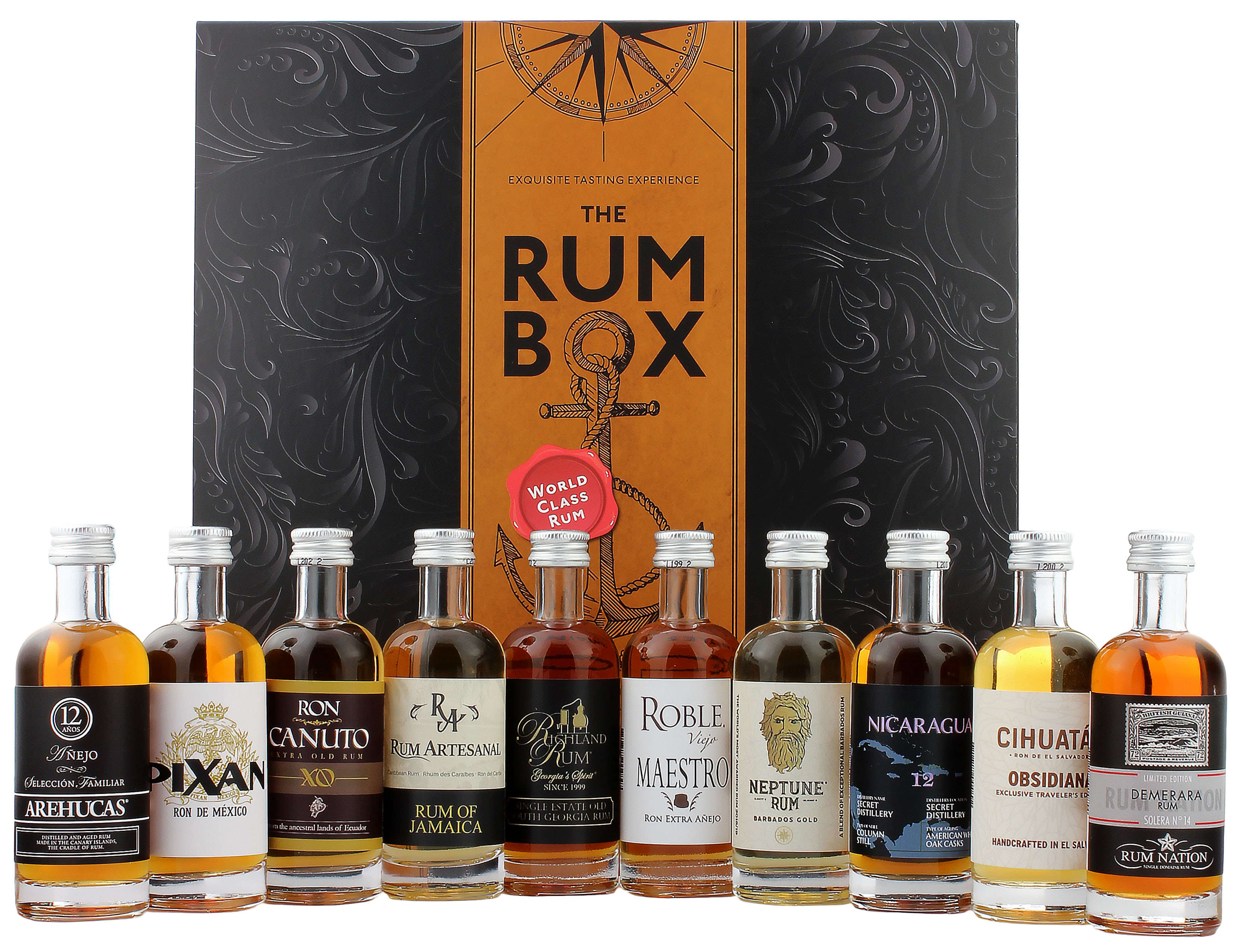 The Rum Box World Class Tasting Set #2 40.9% 10x 50ml