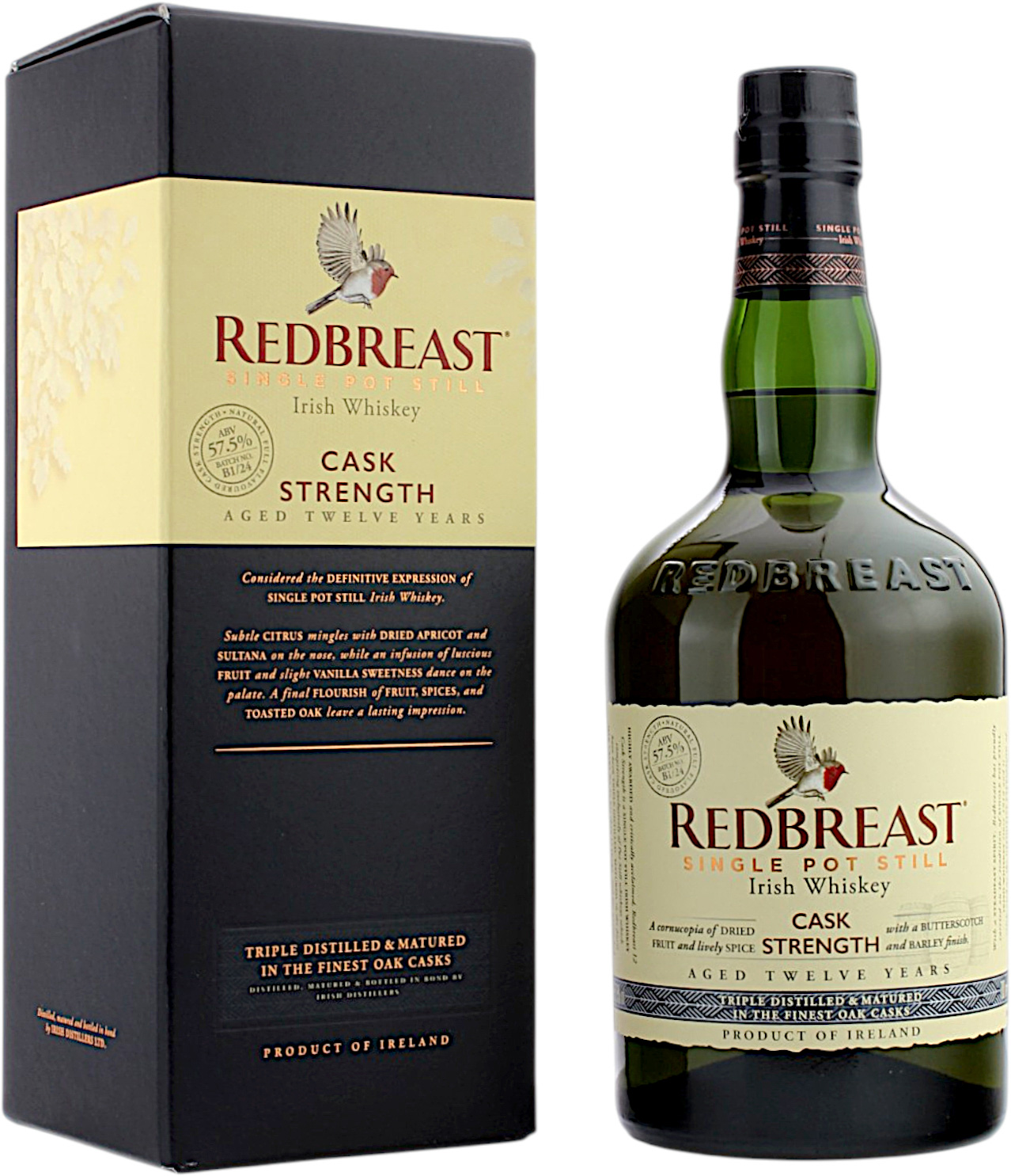 Redbreast Cask Strength Batch B1/24 12 Jahre 57.5% 0,7l