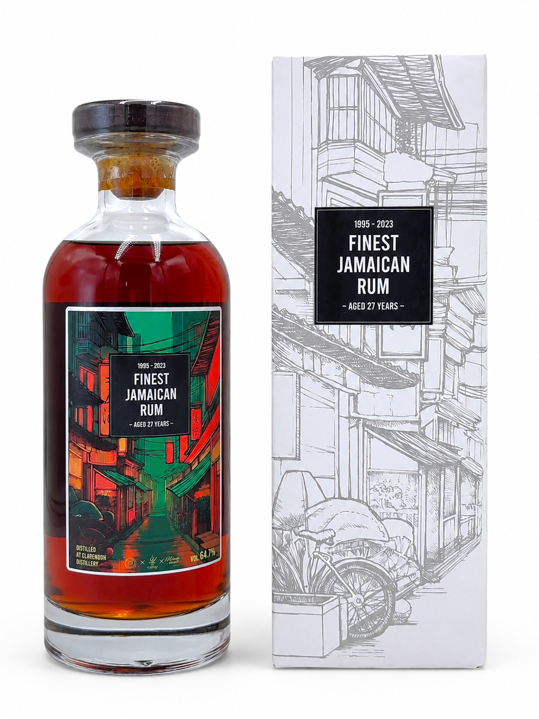 Clarendon 27 Jahre 1995/2023 by Distilia - Bar Lamp/ Rhum Attitude 64.7% 0,7l