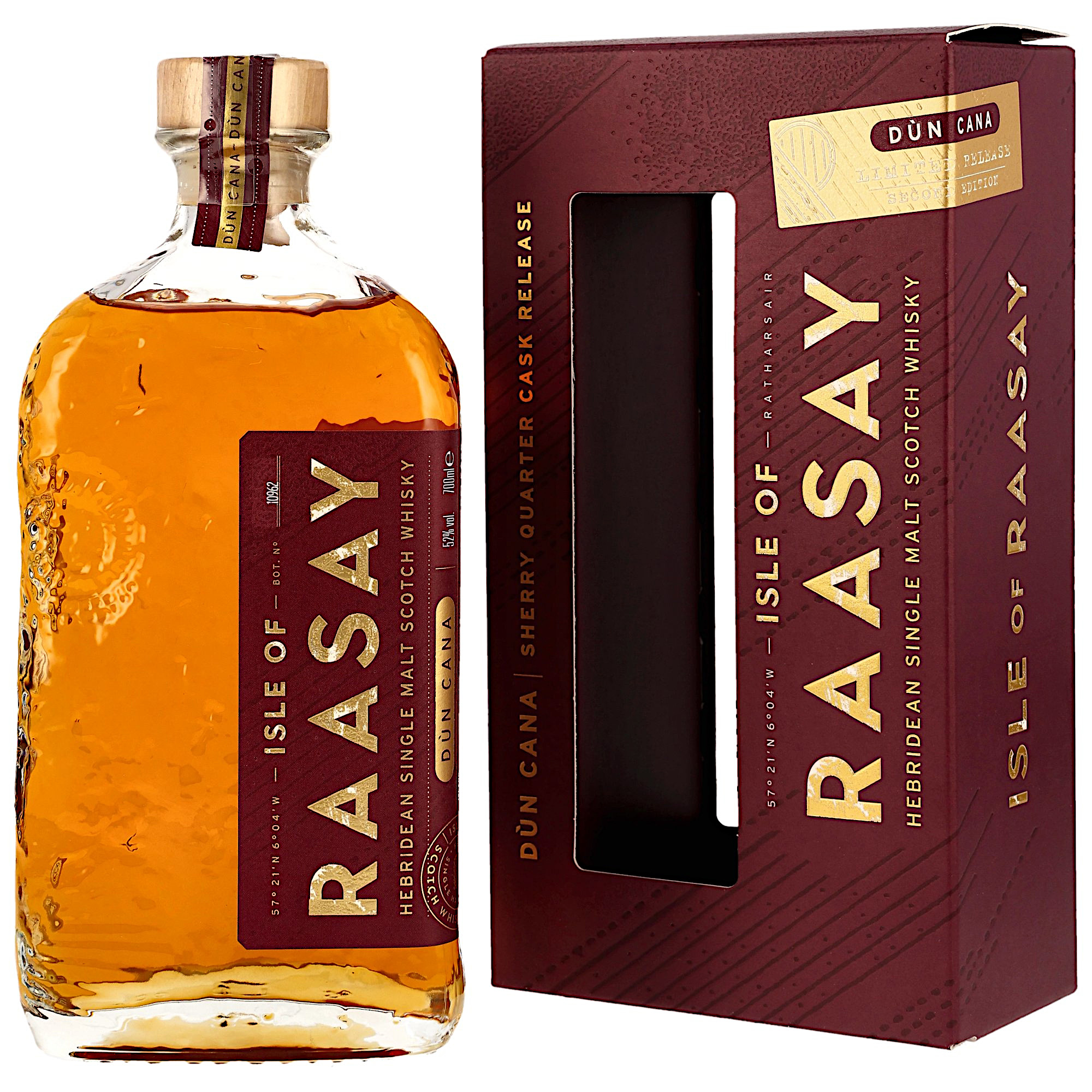Isle of Raasay Single Malt Dùn Cana Sherry Quarter Cask Second Edition 52.0% 0,7l