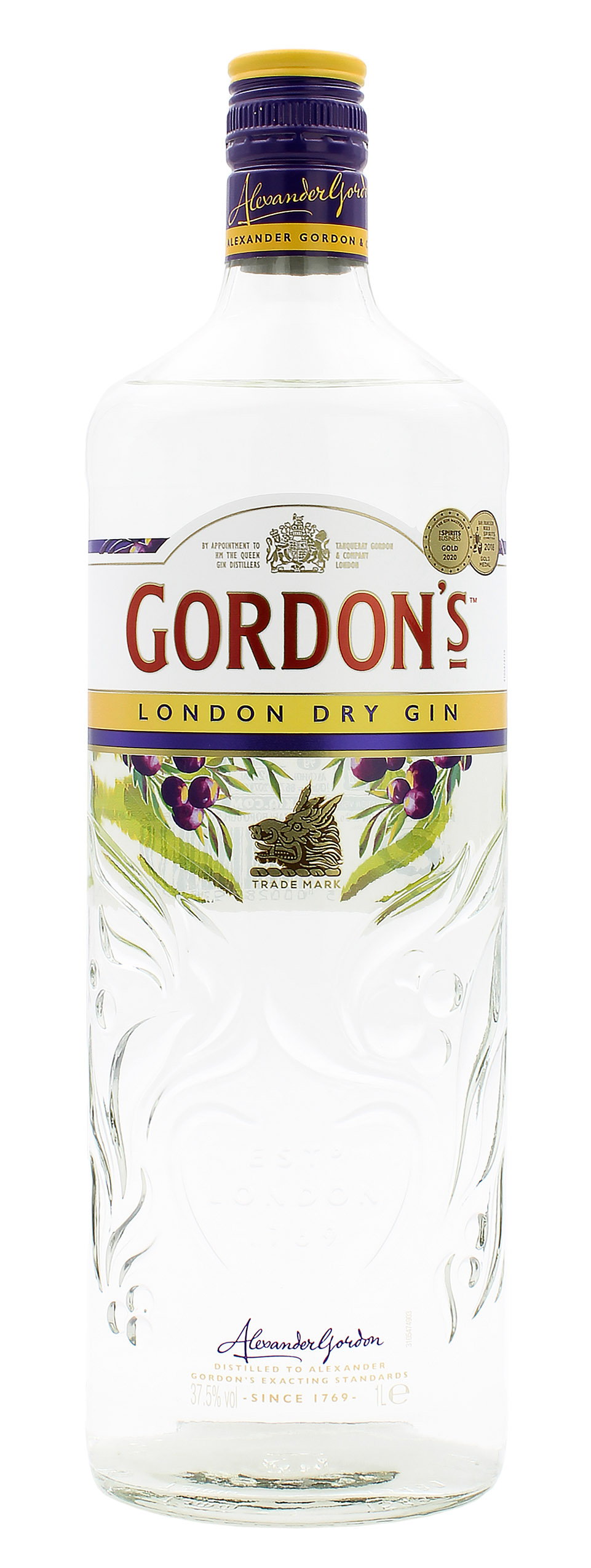 Gordon's London Dry Gin 37.5% 1 Liter